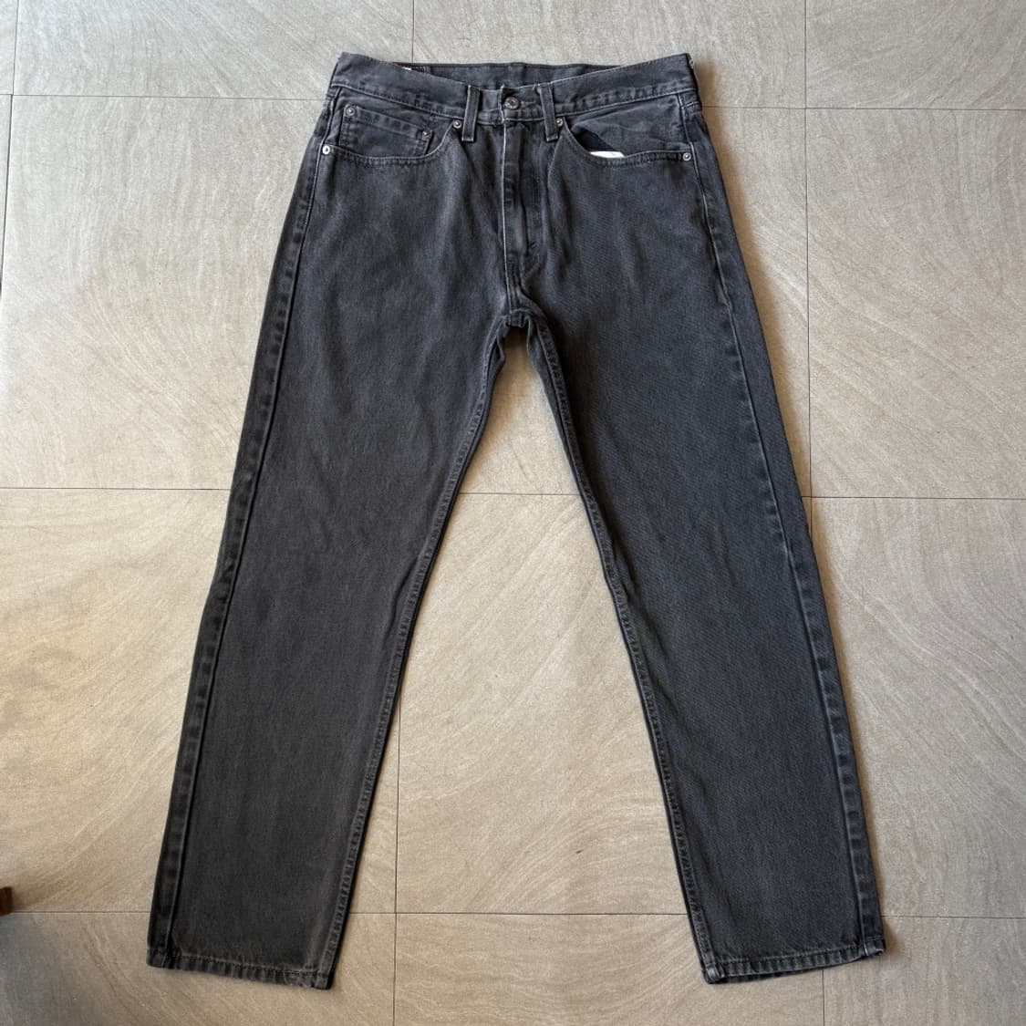 리바이스 정품 505 데님 블랙 팬츠 바지 상품이미지1