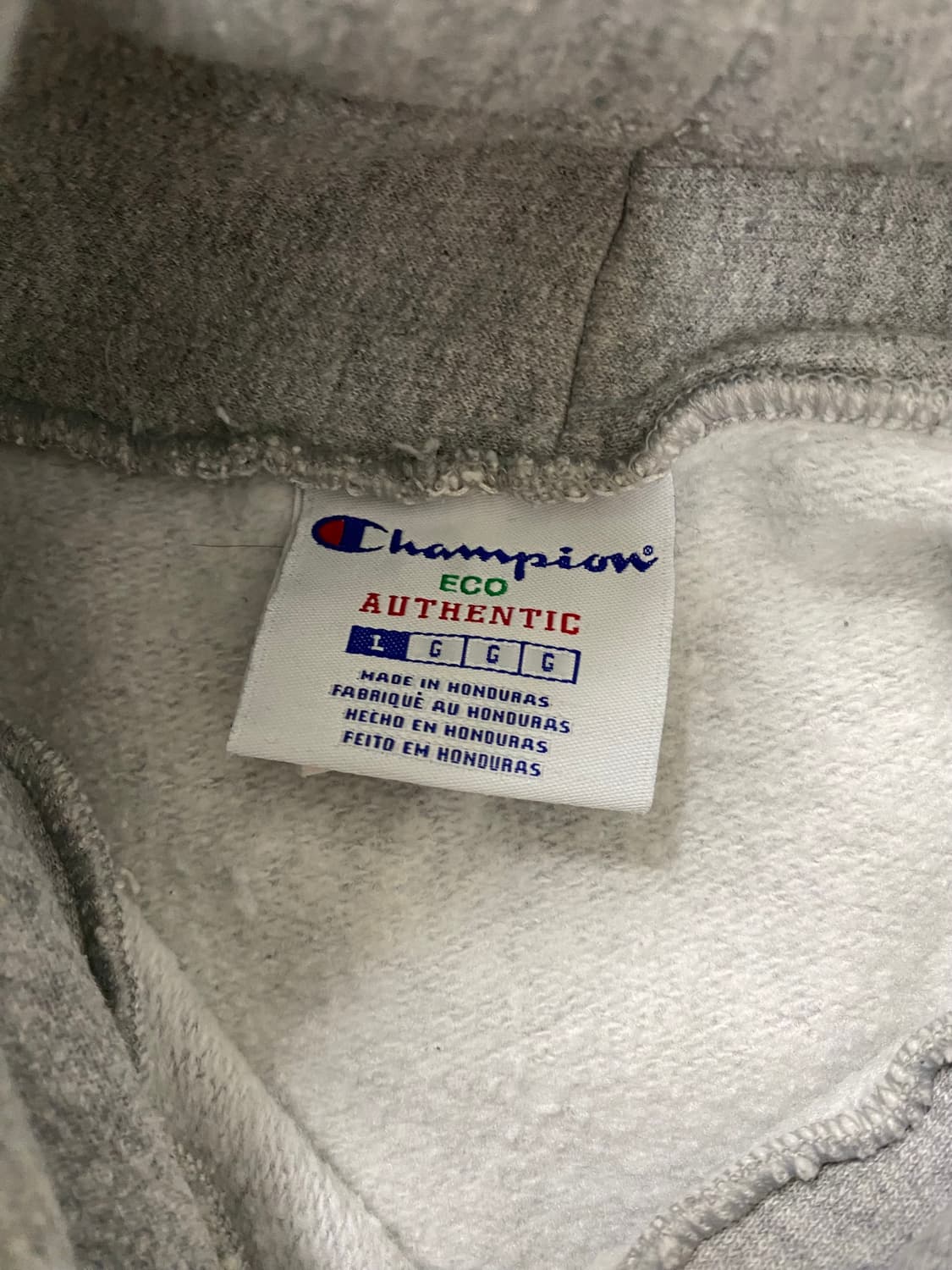 champion 챔피온 grey hoodie  상품이미지4