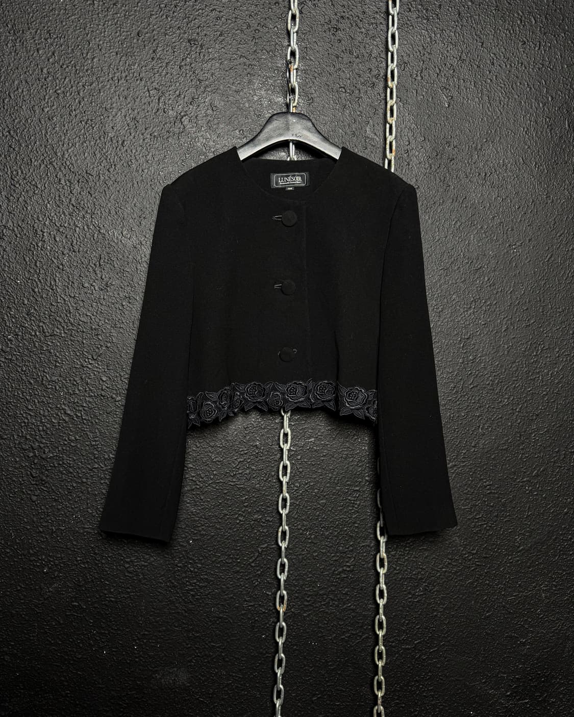 Cropped No-Collar Jacket 상품이미지7