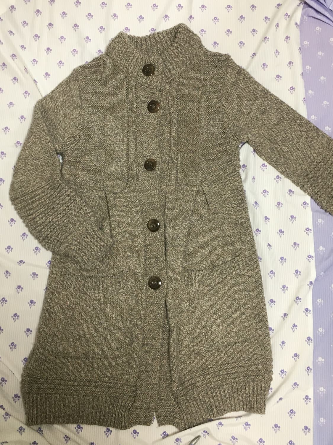 button-up knit cardigan 상품이미지1