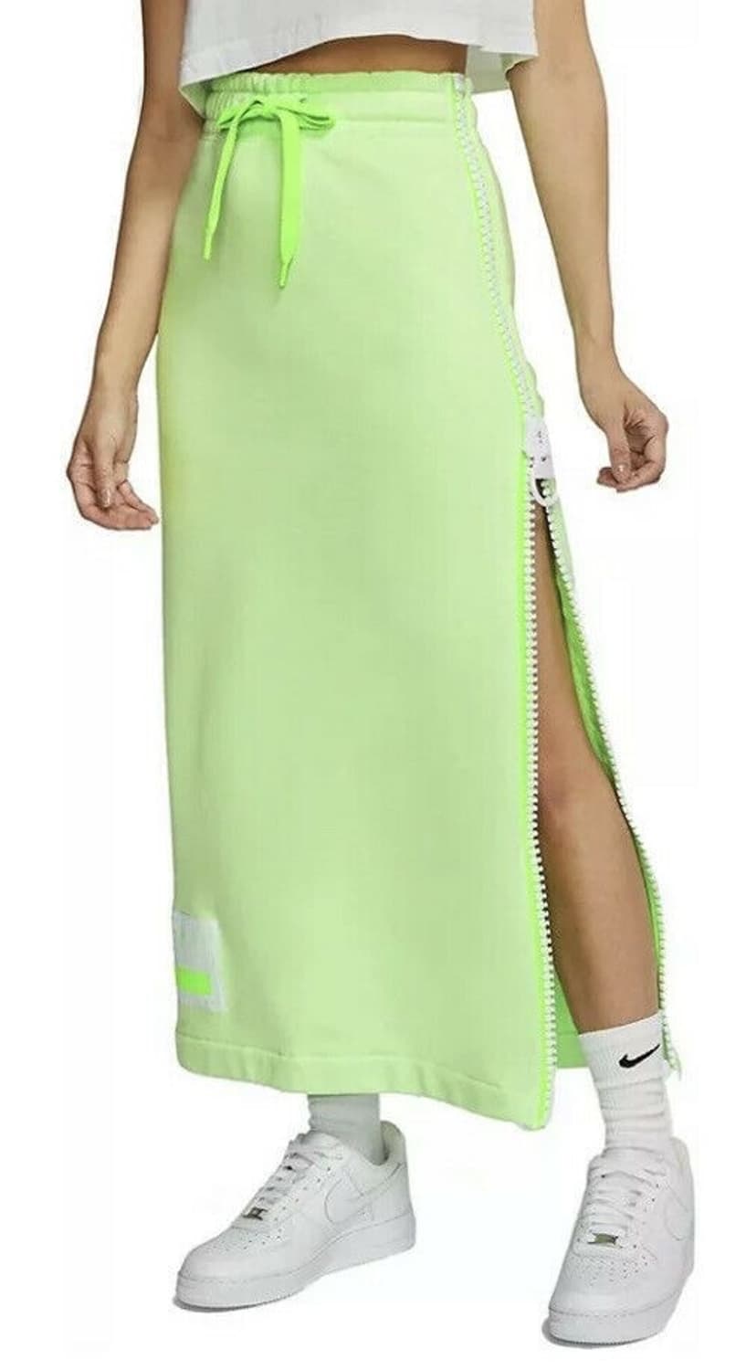 나이키 스우시 지퍼 맥시 롱스커트 S 상품이미지3