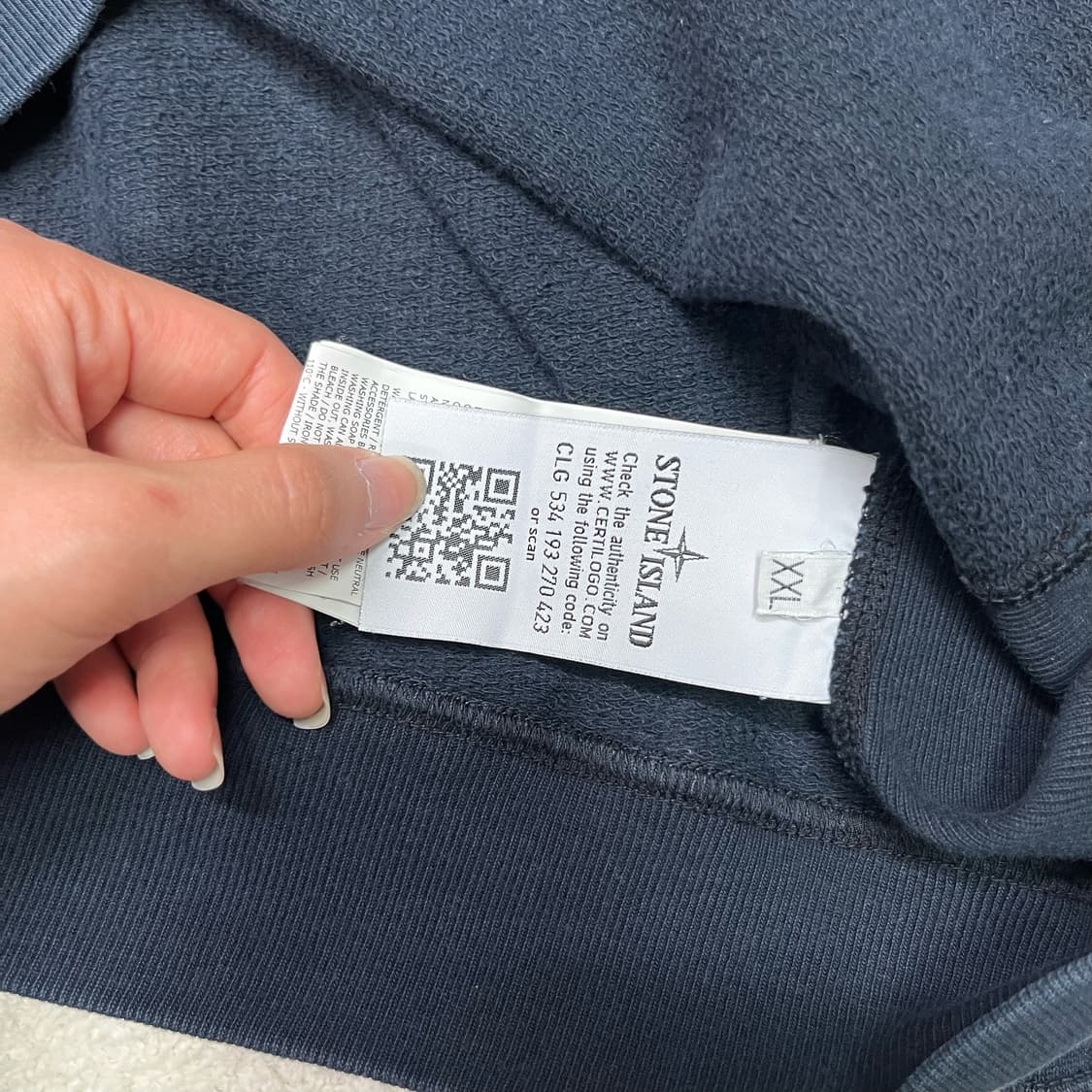 Stone island dark navy mtm 상품이미지7