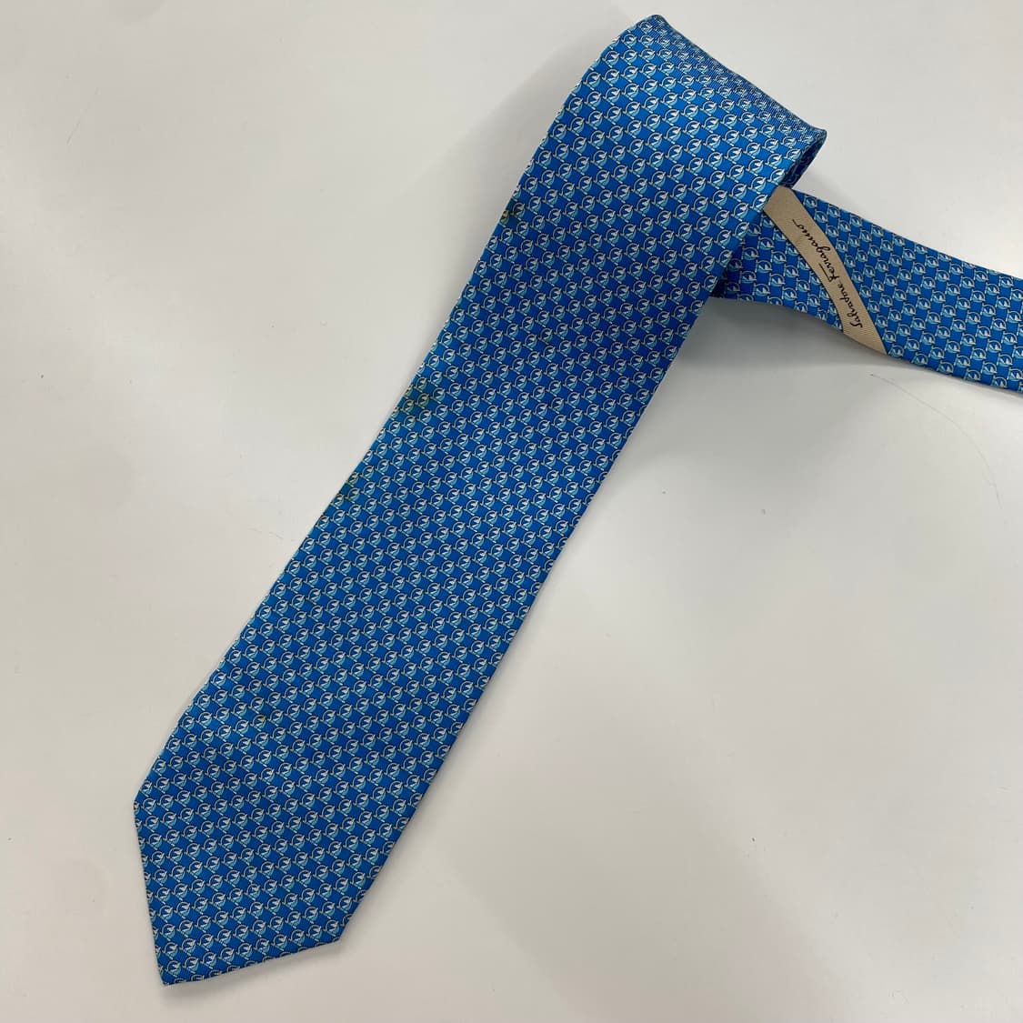 신형 페레가모(Ferragamo) 넥타이 정품명품7.8cm 상품이미지4