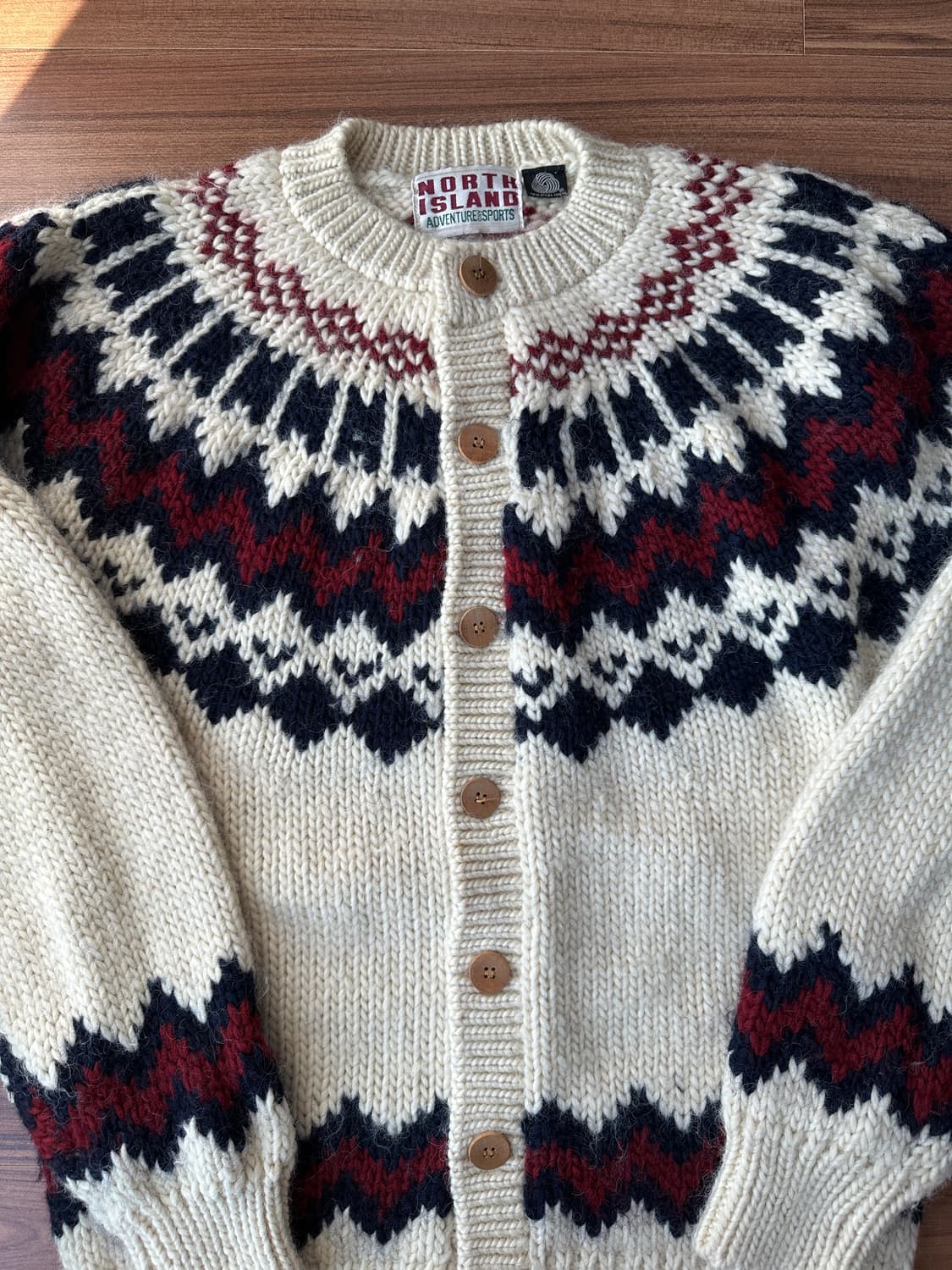 노르딕 페어아일 울 헤비니트 가디건 L 상품이미지2