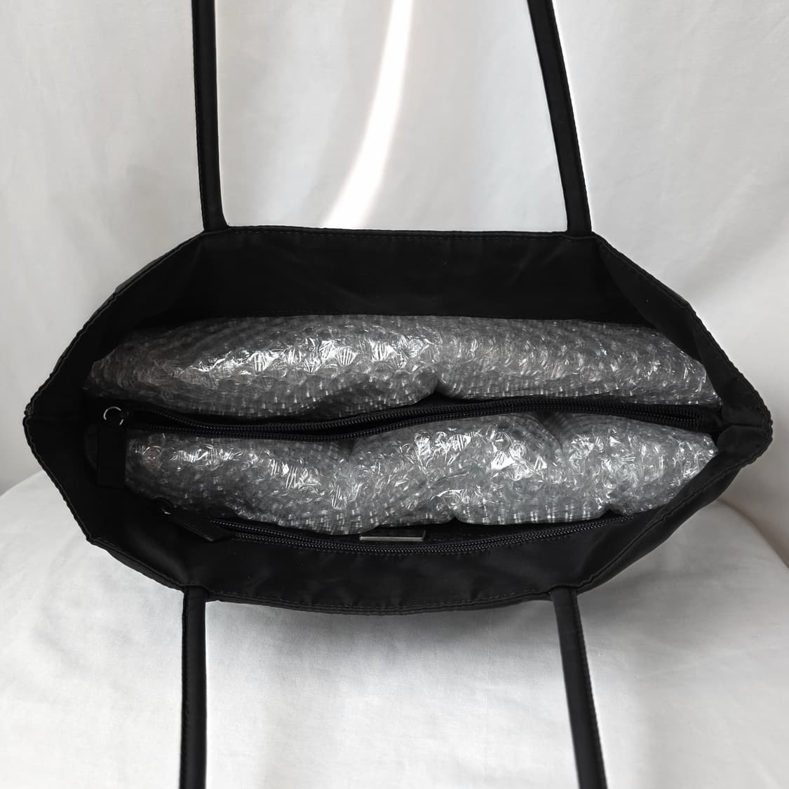 [정품 PRADA] 프라다 긴줄 나일론 숄더백 쇼퍼백 라지 상품이미지4