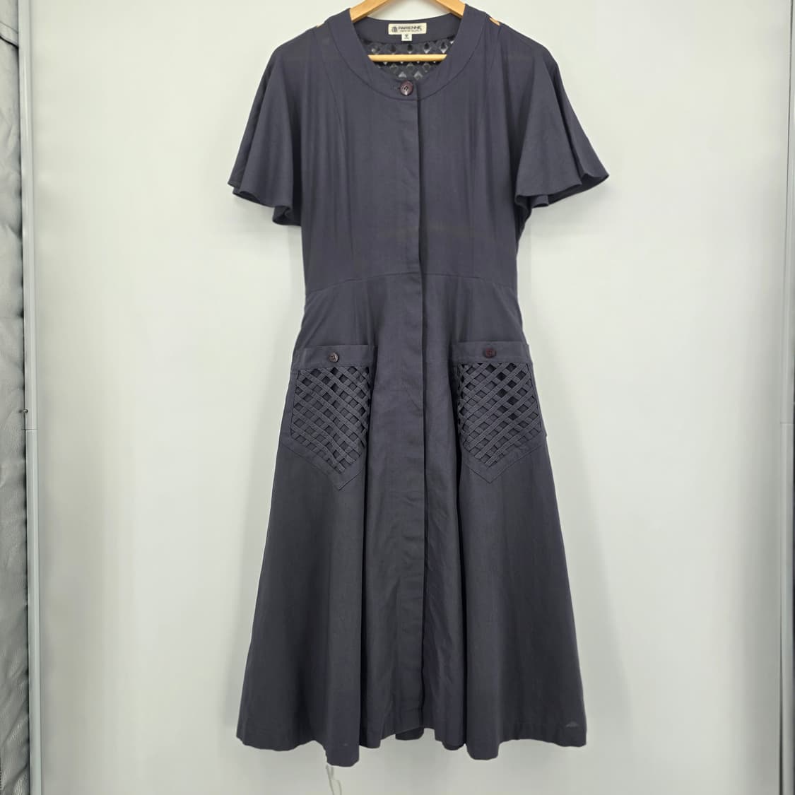 코튼 100% 클래식 플레어 원피스 상품이미지1