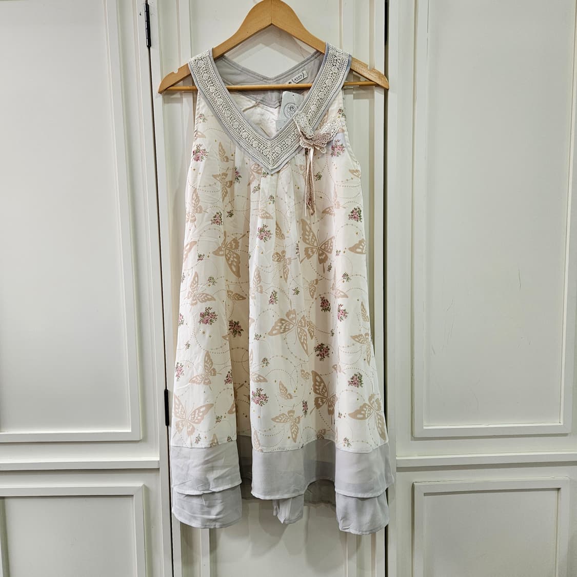 Axes Femme(엑시즈팜) 나비 로즈 레이스 원피스 상품이미지1