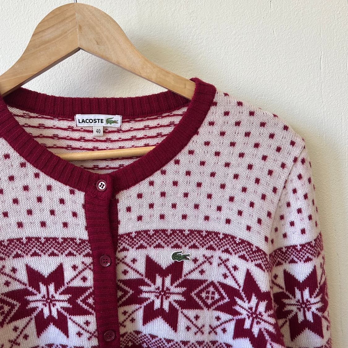 라코스테 페어아일 가디건 상품이미지5