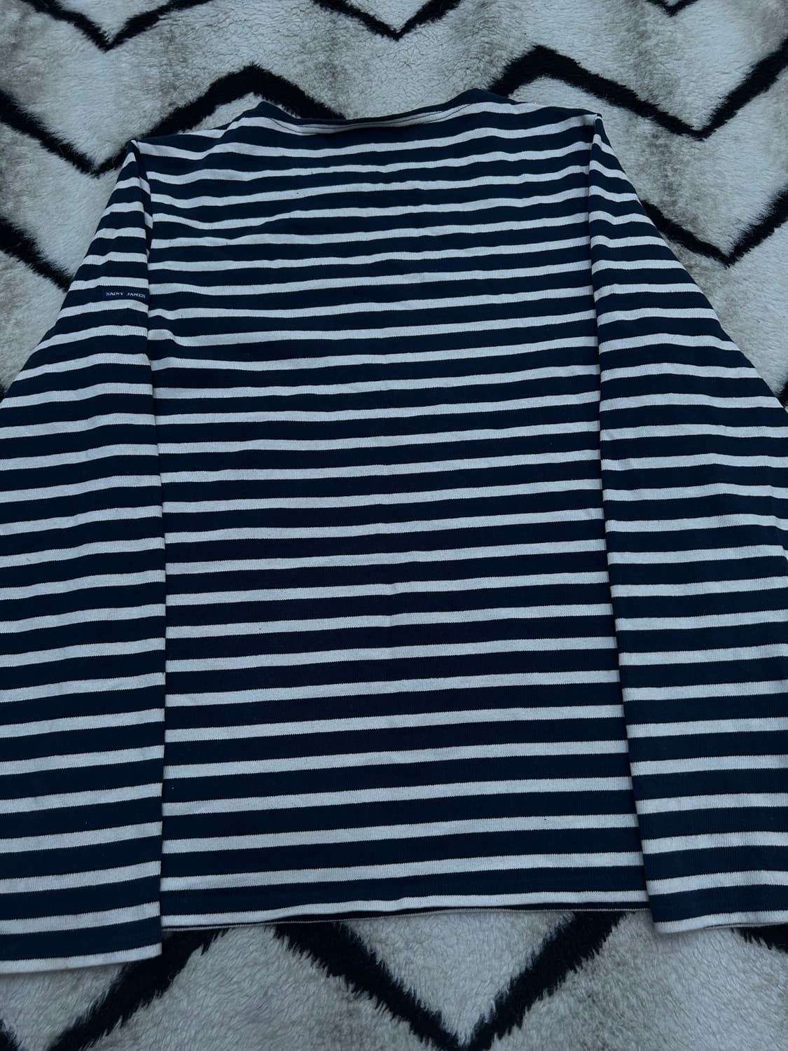 [M]세인트제임스 스트라이프 긴팔/짙은네이비 상품이미지4