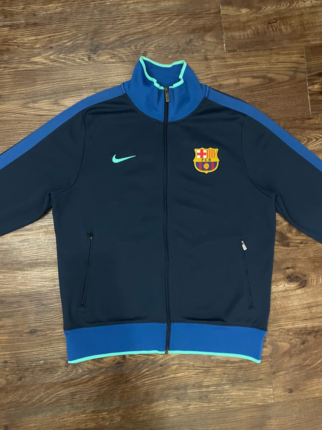 10-11 나이키 FC 바르셀로나 n98 트랙 자켓 져지 네이비 상품이미지1