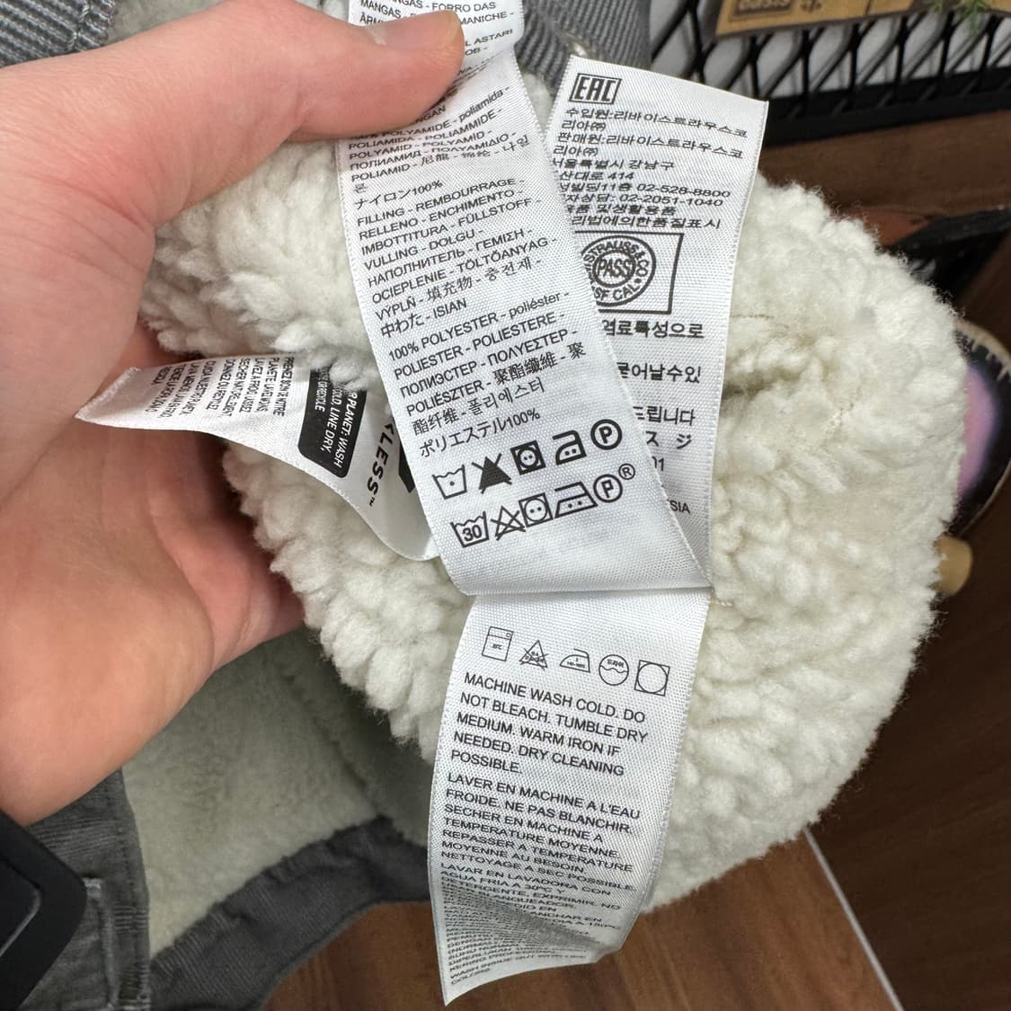 리바이스 타입 3 쉐르파 트러커 자켓 그레이 상품이미지6