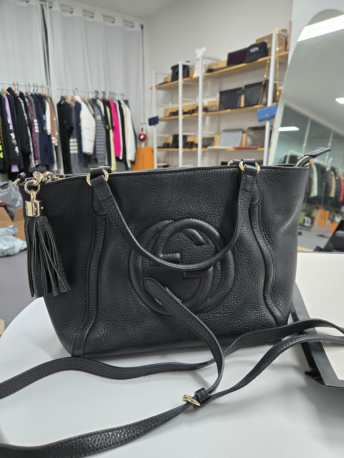 [A급컨디션] 구찌 소호 테슬 숄더백 상품이미지1