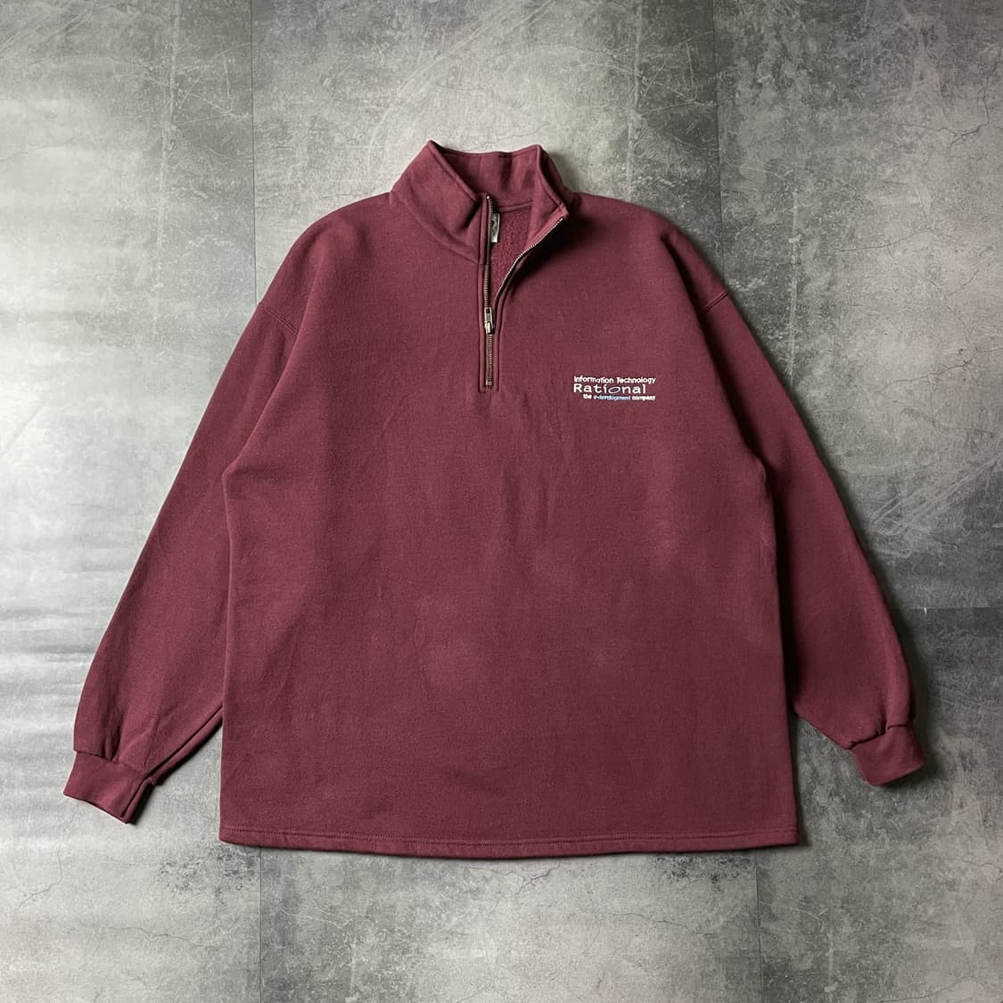 LEE 리 빈티지 와인 코튼 스웨트 셔츠 상품이미지1