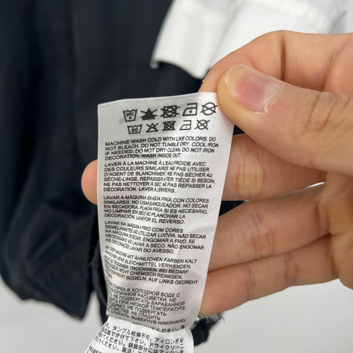 뉴발란스 후드 바람막이 자켓 블랙 화이트 네이비 공용L 상품이미지6