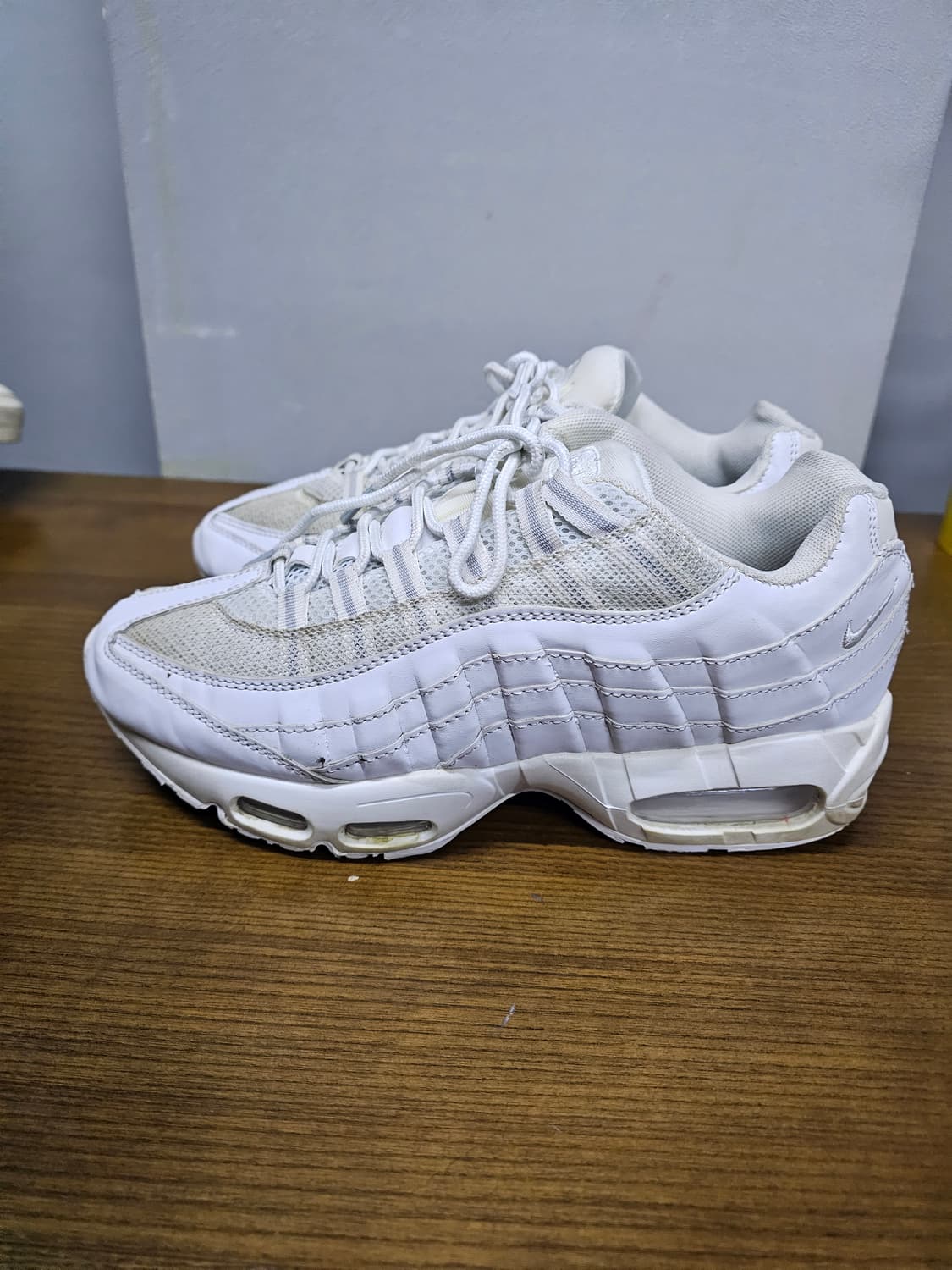 나이키 에어맥스 95 올 화이트 상품이미지5