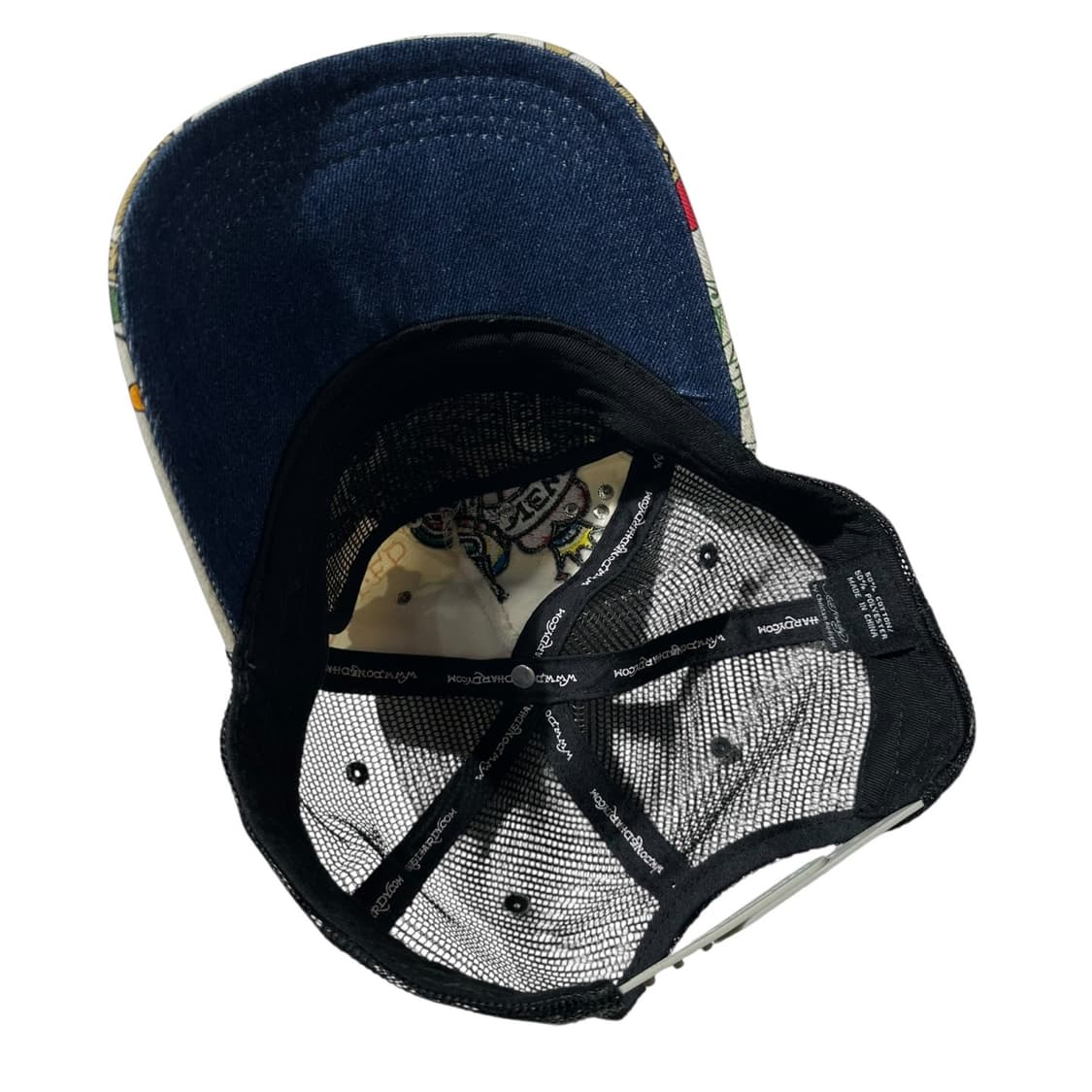 에드하디 스컬 큐빅 트러커 메쉬 볼캡 상품이미지6