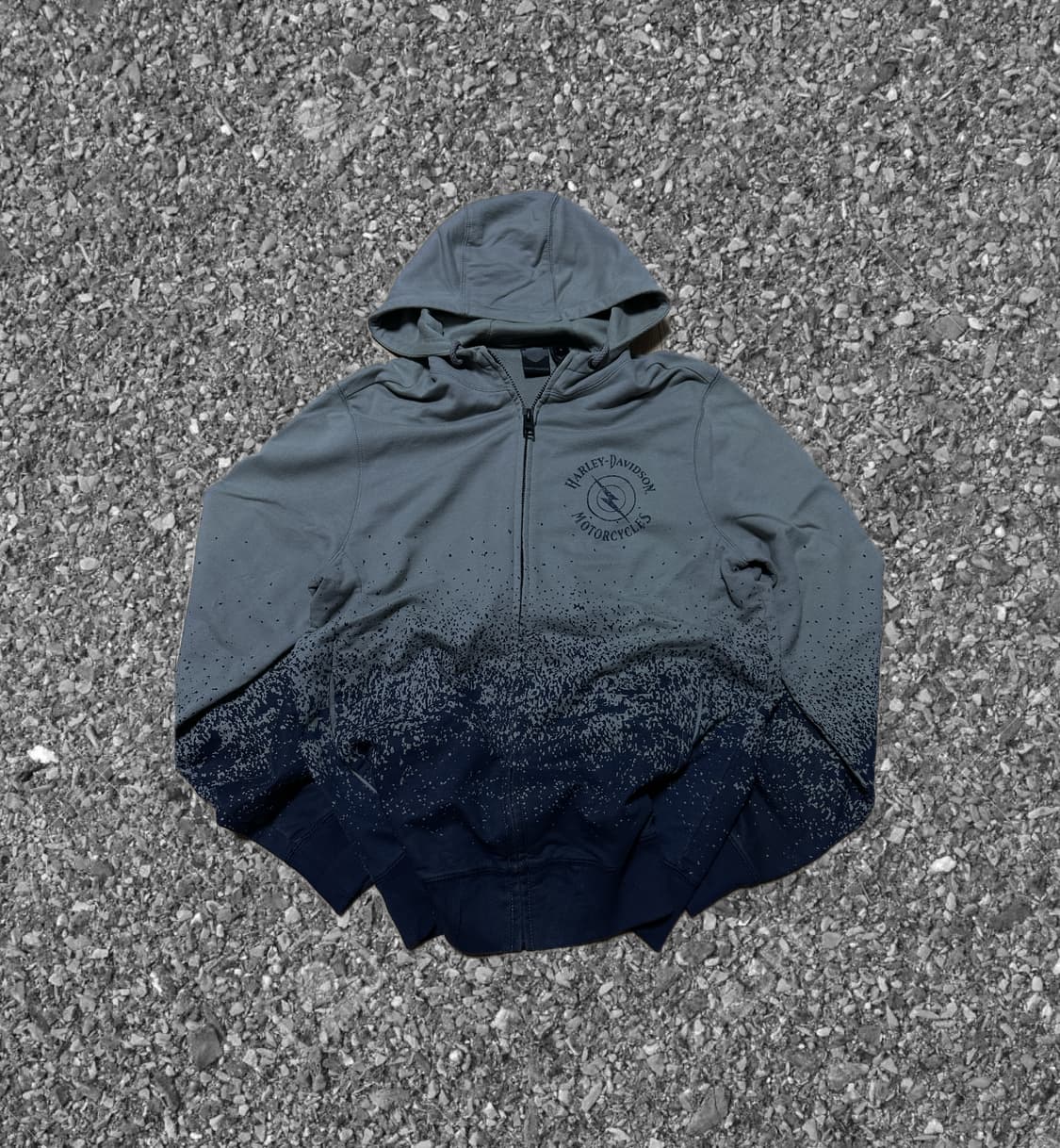 할리데이비슨 블랙라벨 옴브레슨 후드집업 상품이미지1