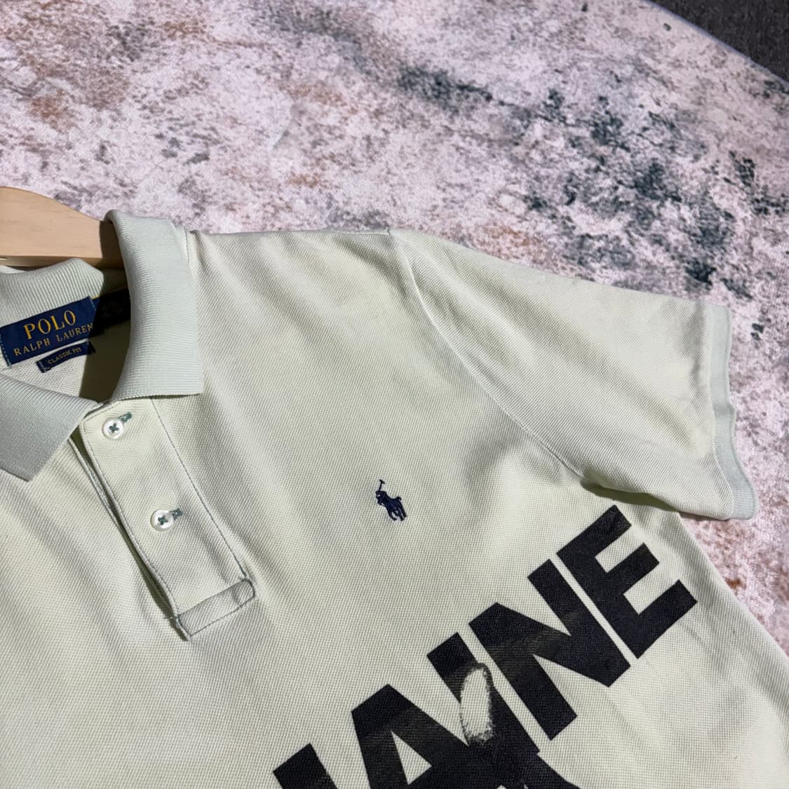 폴로 빅포니 빈티지 커스텀 카라 반팔티 상품이미지5