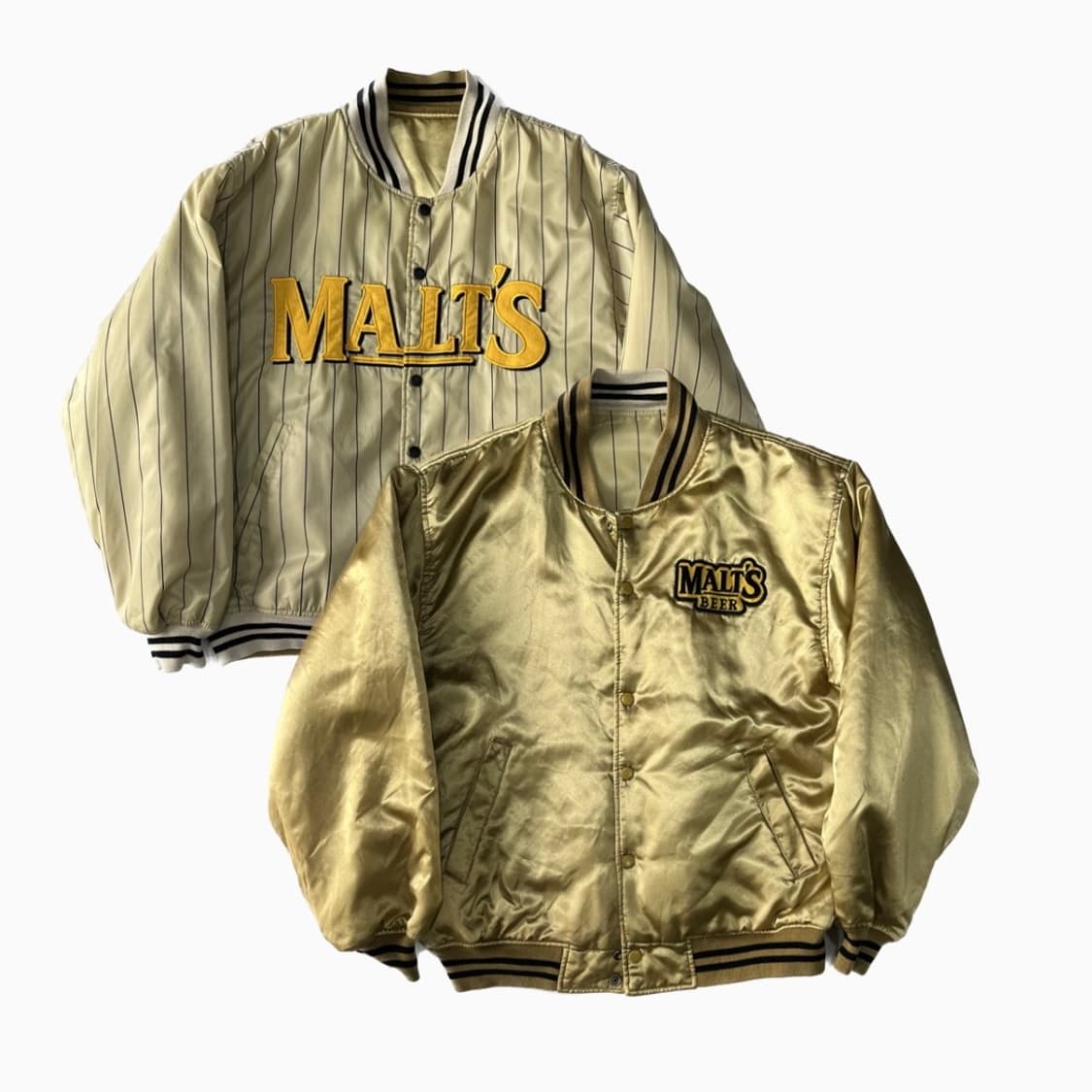 [103] 90's Malt's Beer 리버시블 자켓 상품이미지1