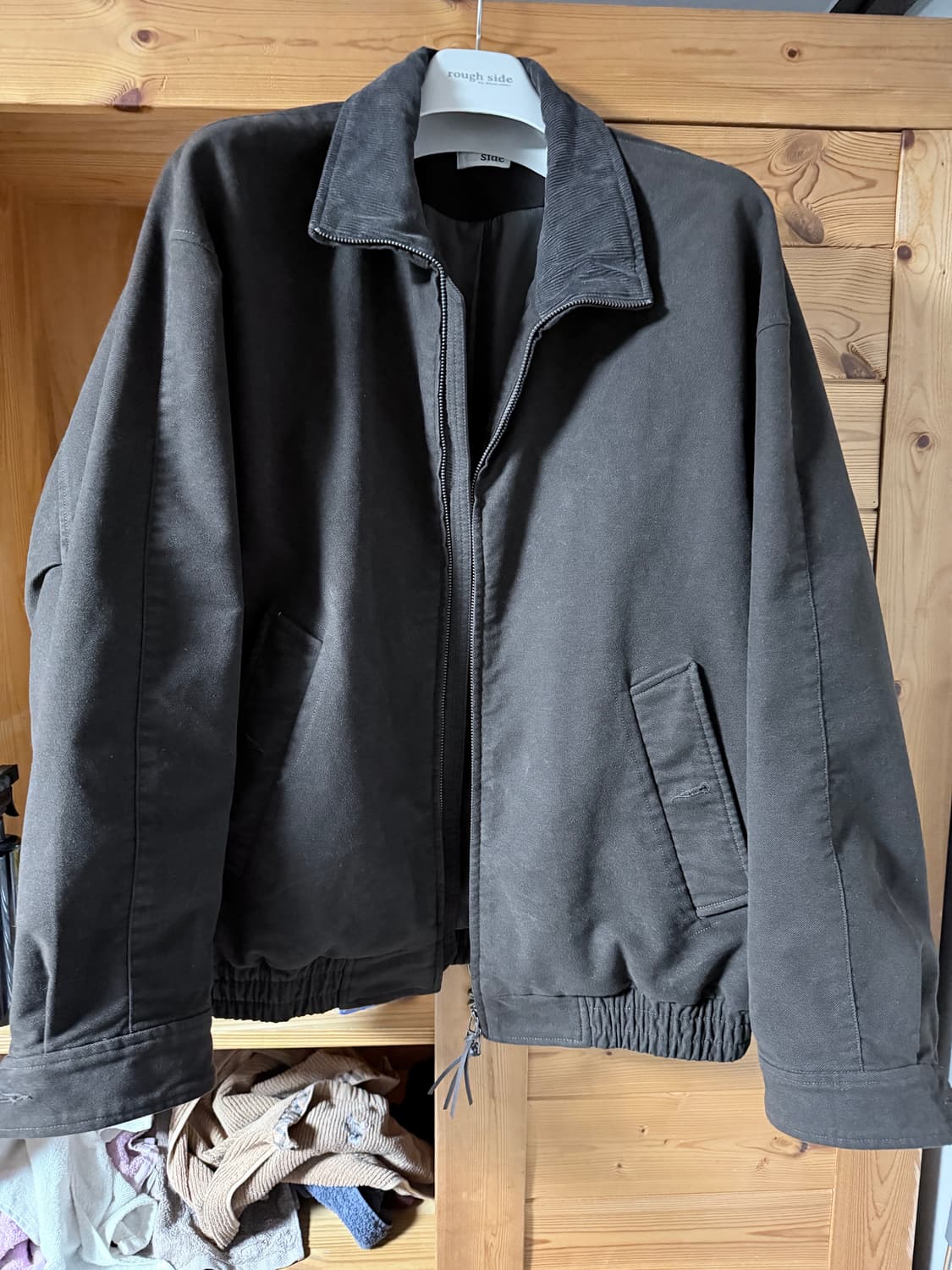 (3)러프사이드 workaday블루종 다크브라운 상품이미지1