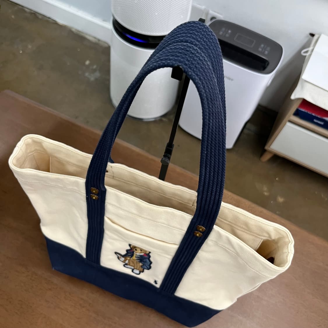 폴로랄프로렌 베어 캔버스 토트백 상품이미지4