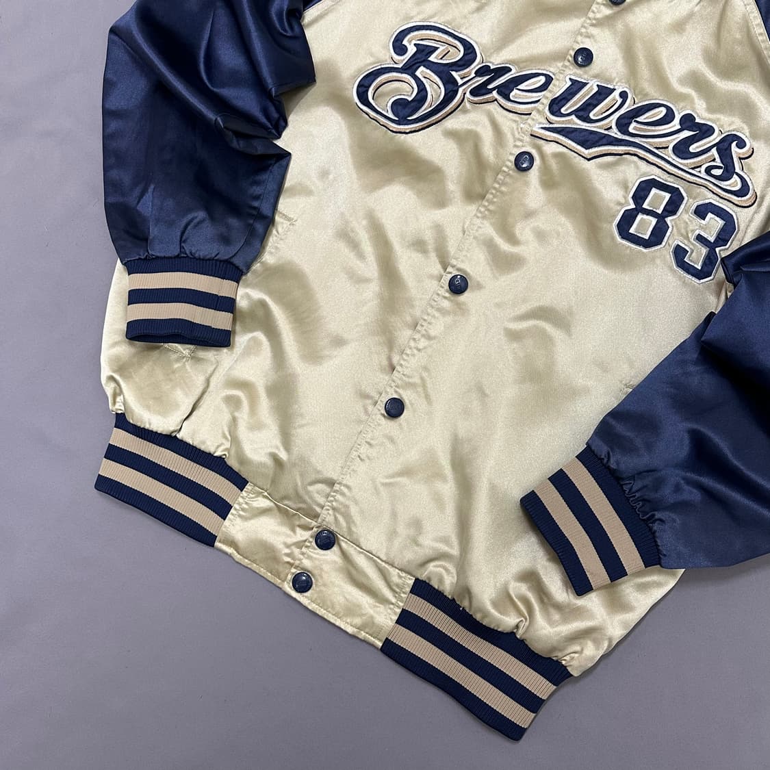 MLB 00s 올드스쿨 밀워키 브루어스 야구점퍼 100 상품이미지5