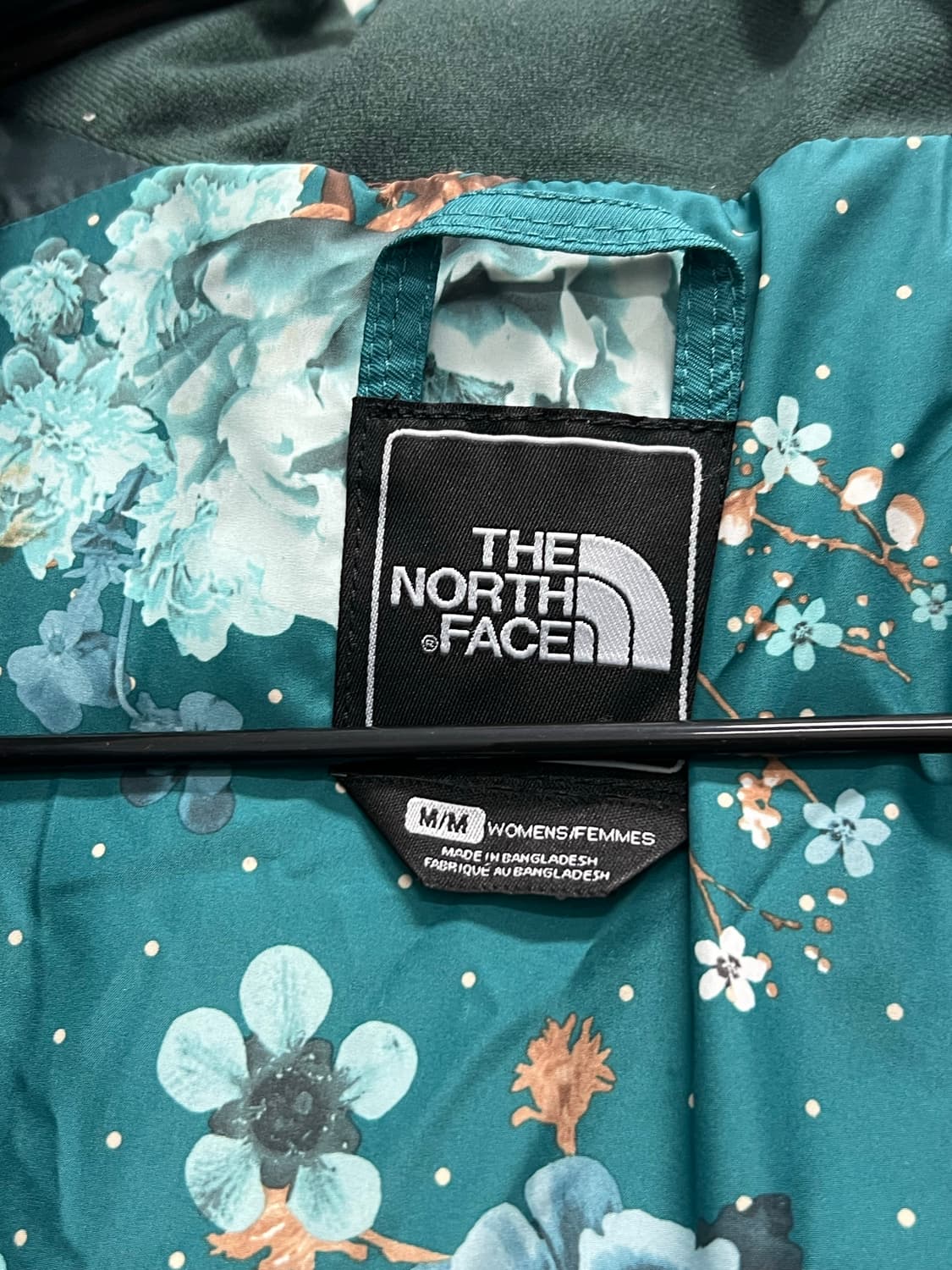 노스페이스 우먼스 550필 구스다운 패딩 자켓 청록 상품이미지5