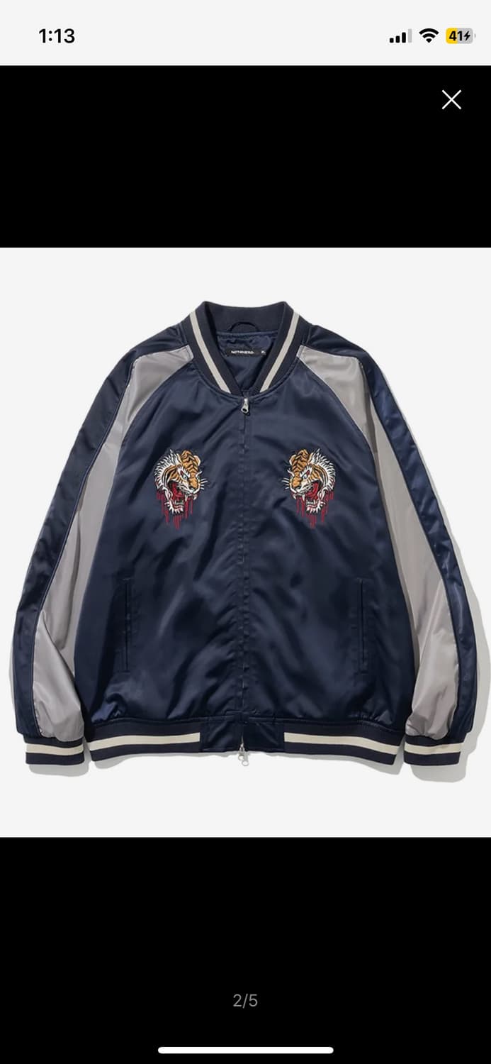 낫포너드 Tiger Satin Blouson Jacket 상태:새상품 상품이미지1