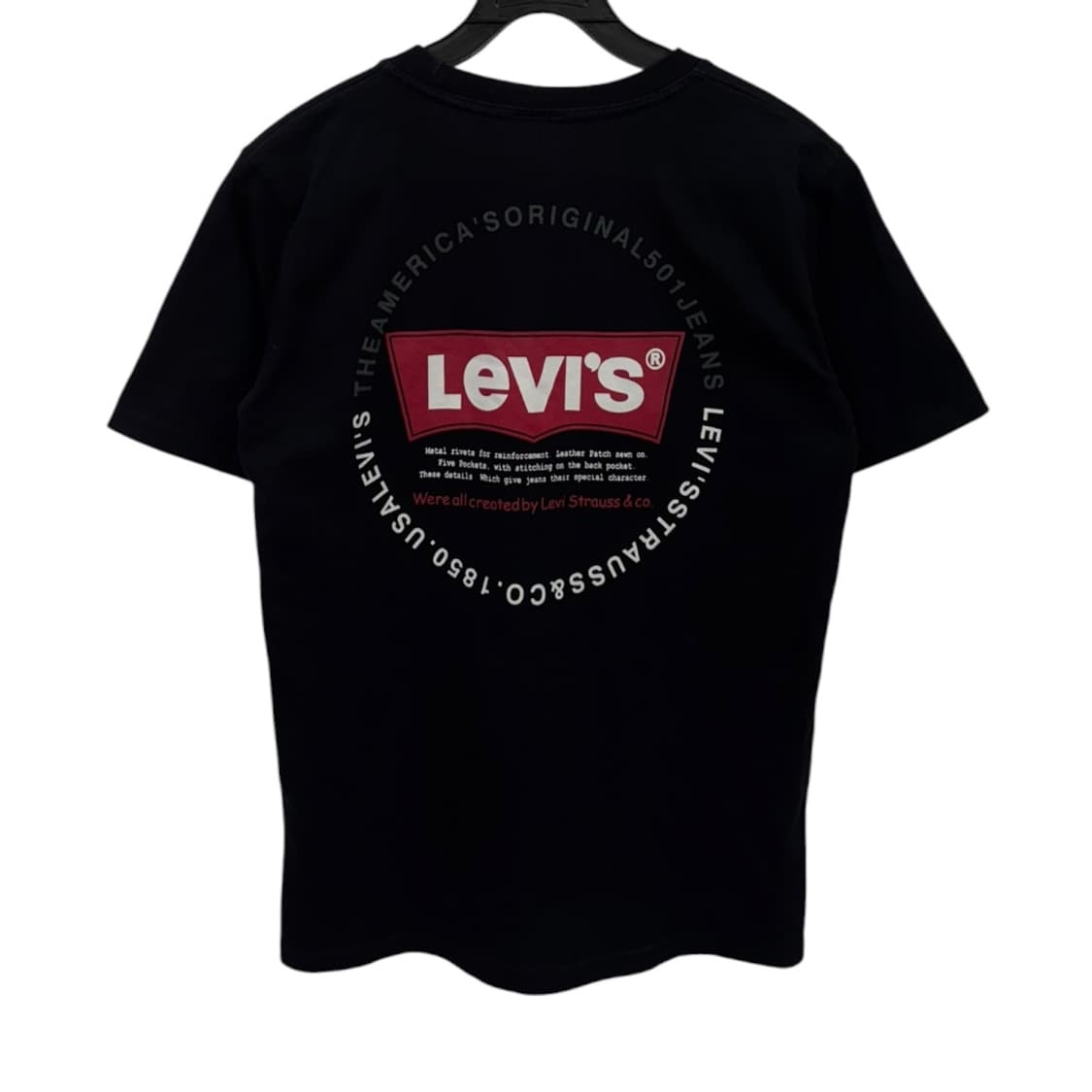 리바이스 우먼 백로고 반팔티  상품이미지2