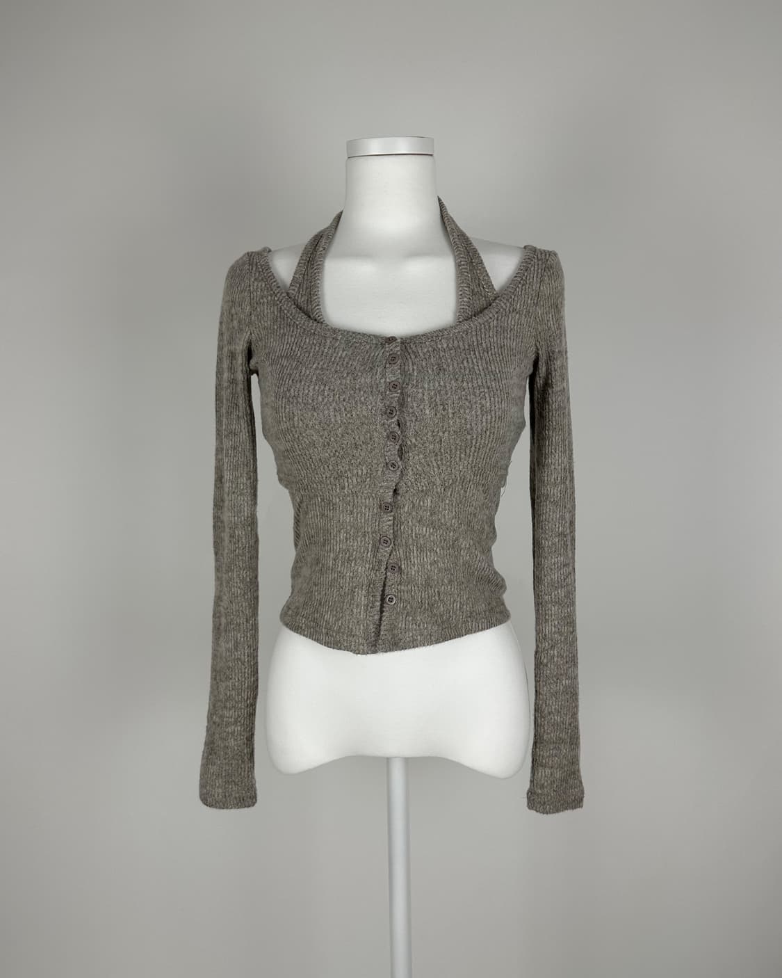 오트 그레이 레이어드 긴팔티 상품이미지4