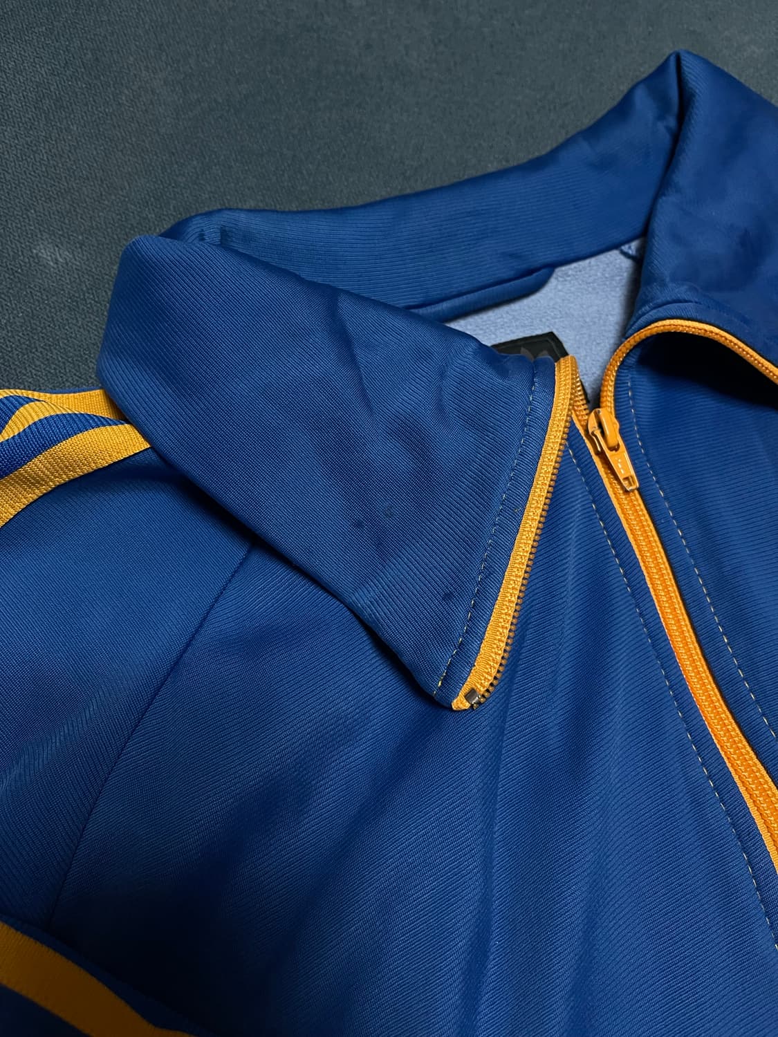 아디다스 구파 져지 트랙탑 블루옐로우 상품이미지5