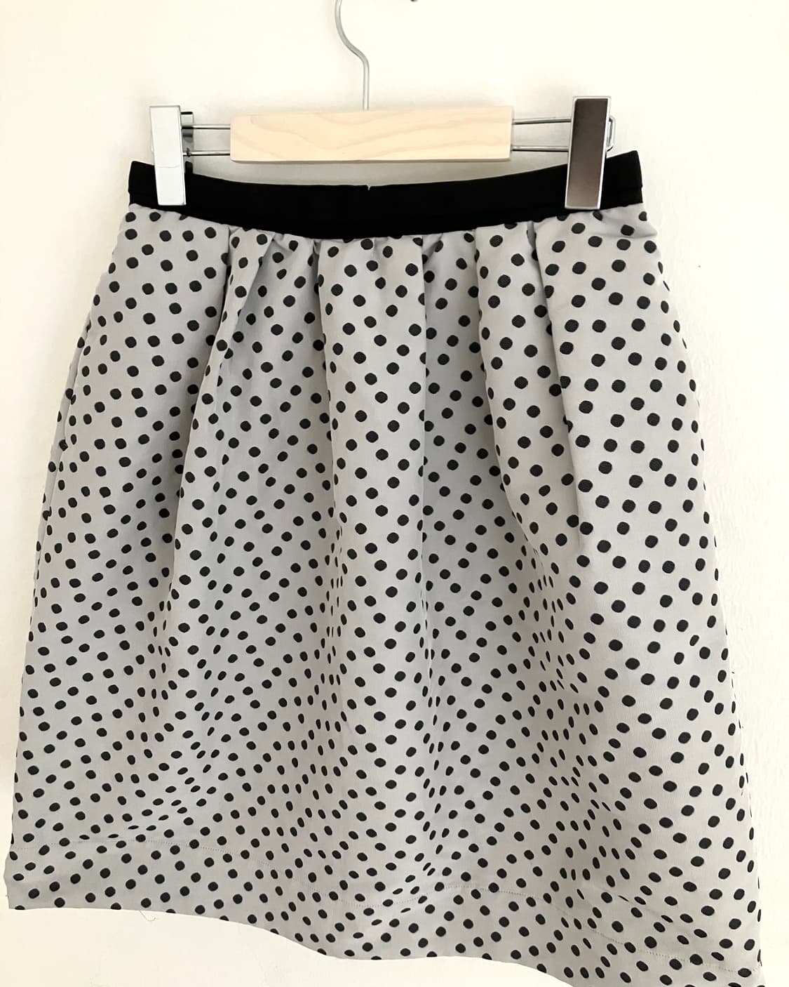 그레이 도트 스커트 상품이미지2