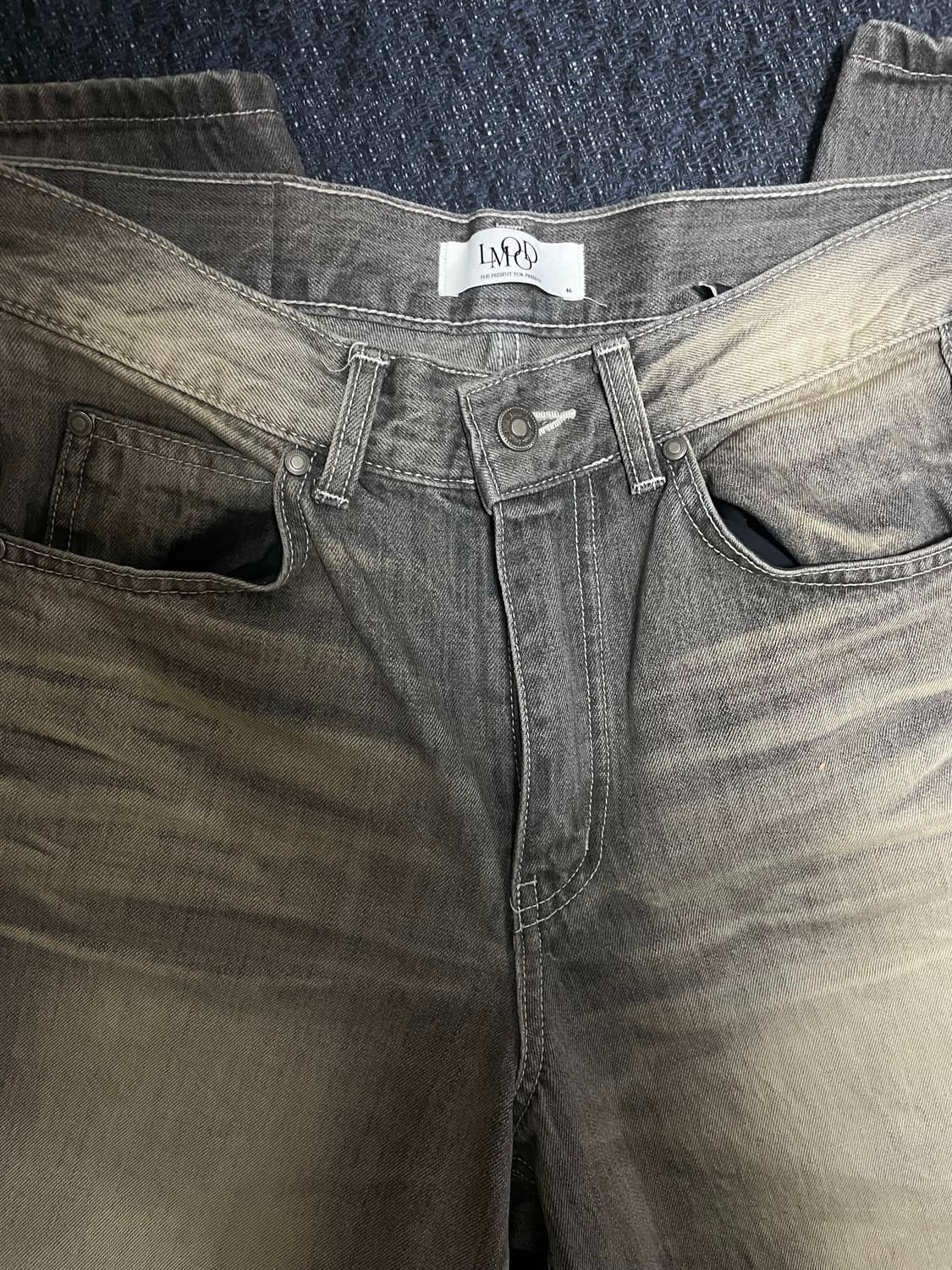 [46] 엘무드 맥스와이드데님 더스트 그레이 상품이미지1