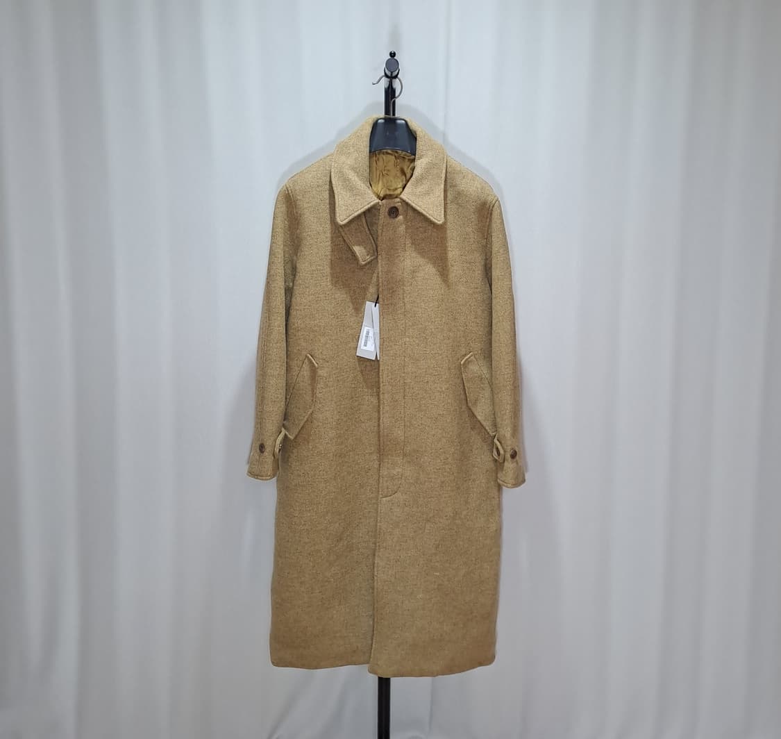 (새상품) LEMARD 르마드 머스타드 울 발마칸 롱 코트 L B78 상품이미지1