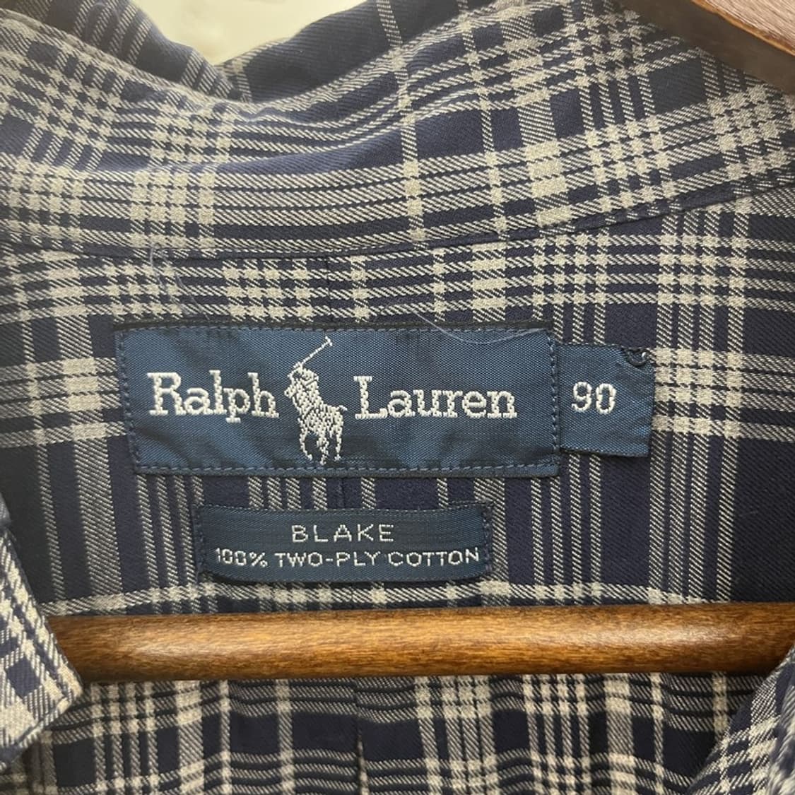폴로 랄프로렌 올드스쿨 컨트리 레트로 체크 셔츠 90 C10588 상품이미지5