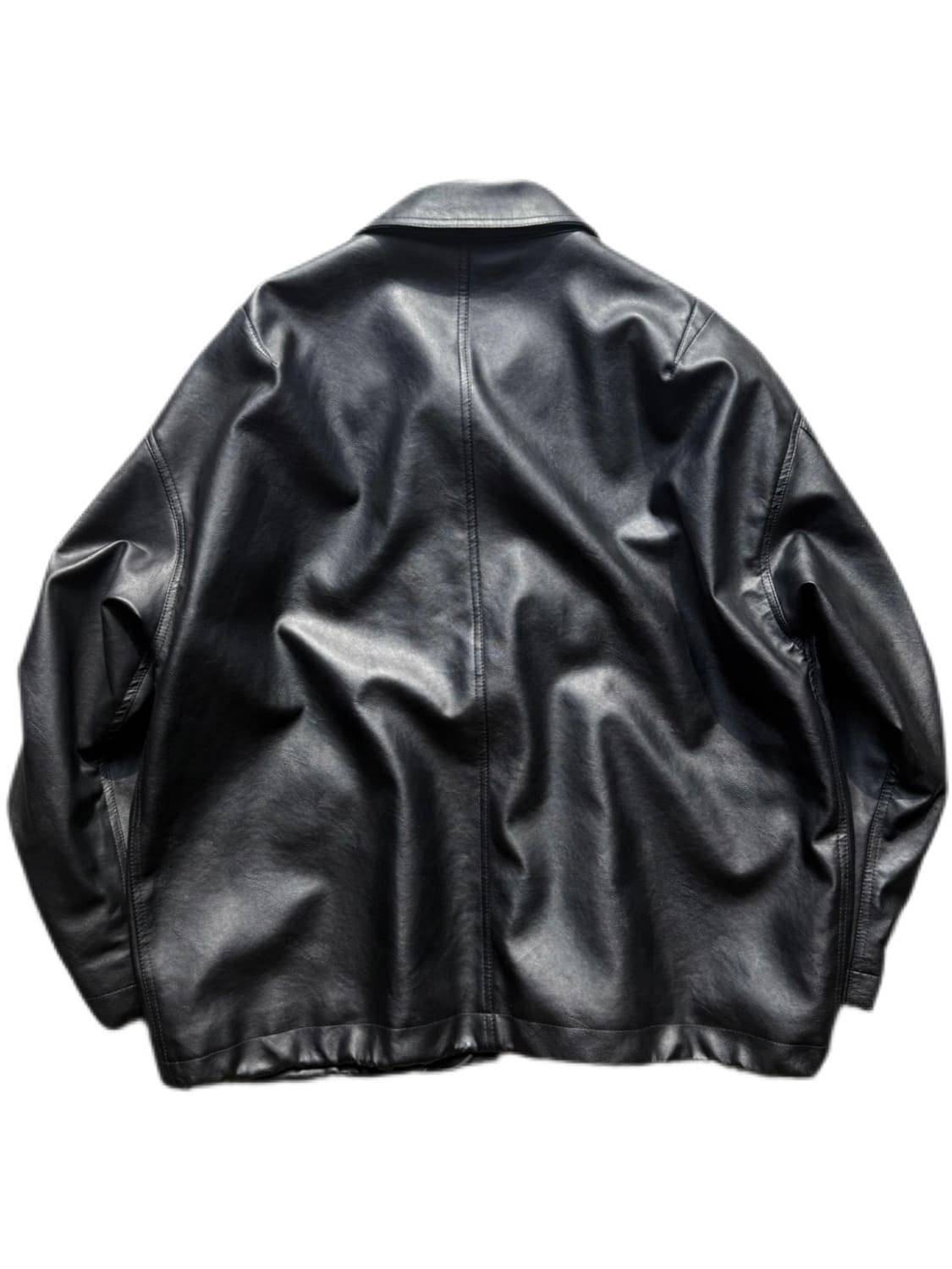 WYM 페이크레더 자켓 M(2XL) 상품이미지2