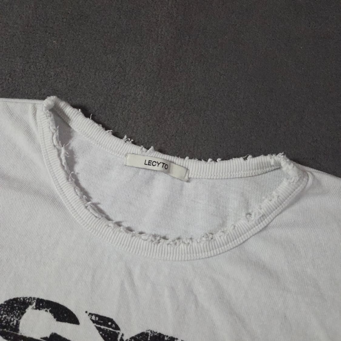 레시토 디스트로이드 오버사이즈 로고 반팔 티셔츠 상품이미지7