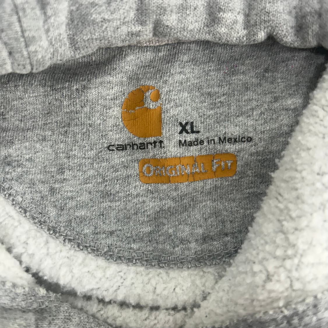 Carhartt 칼하트 사이드로고 그레이 후드티  상품이미지6