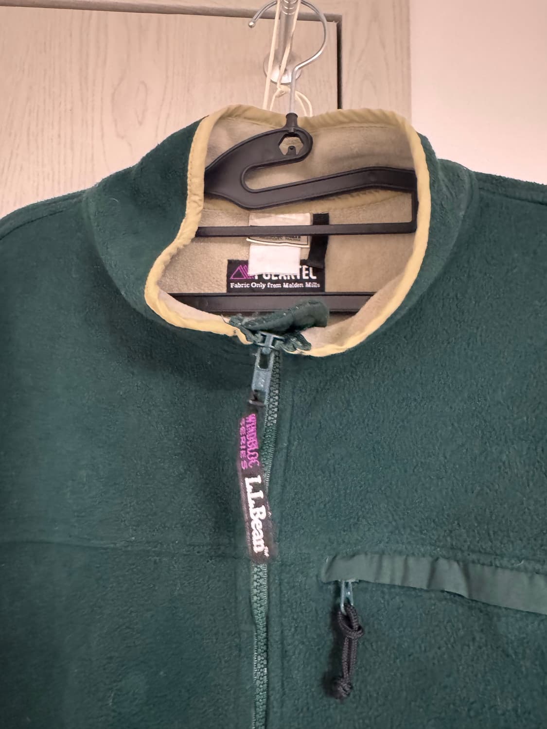 L.L.Bean 빈티지 플리스 베스트 그린 상품이미지4