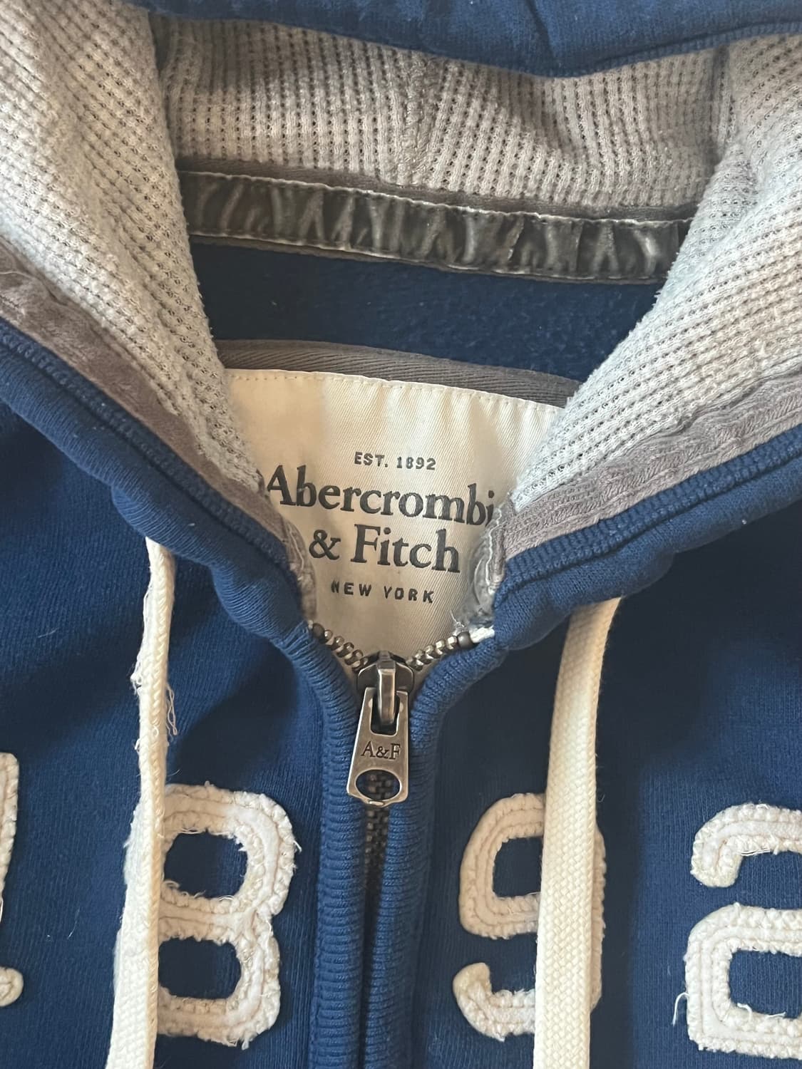 아베크롬비 블루 후드집업 상품이미지2