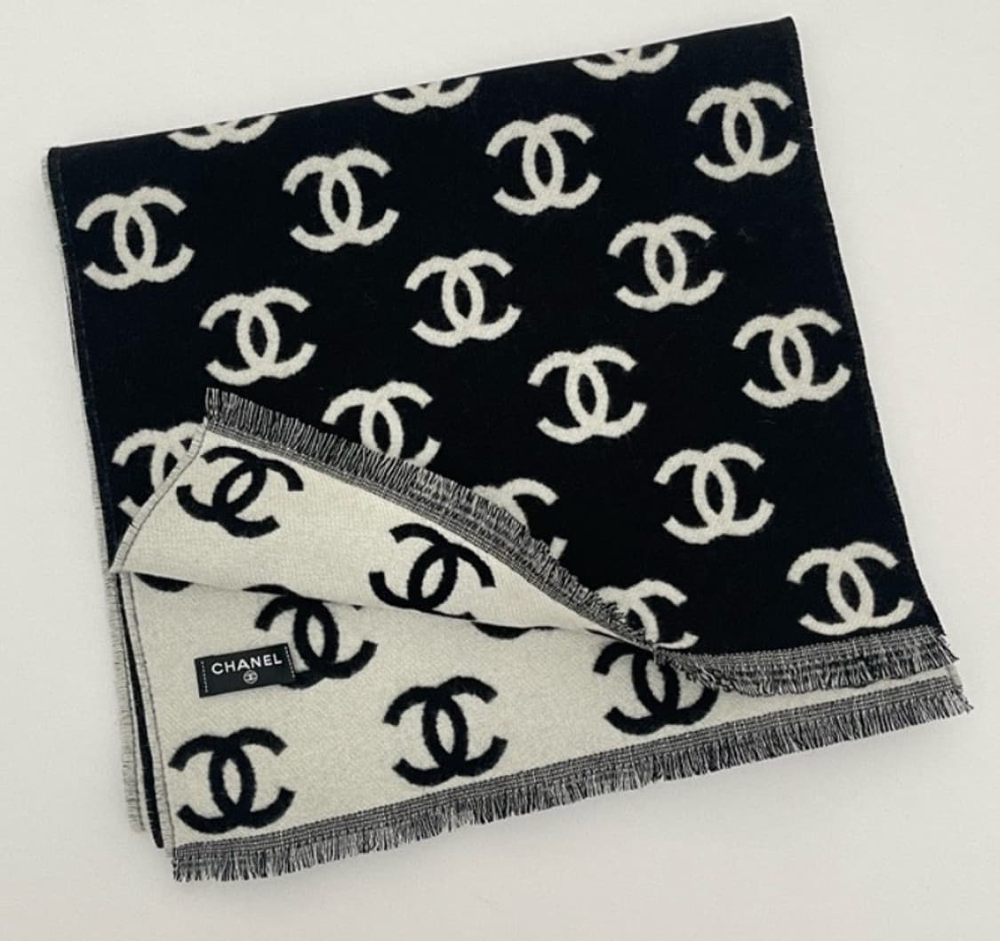 (새상품)샤넬 CC로고 캐시미어머플러 상품이미지6