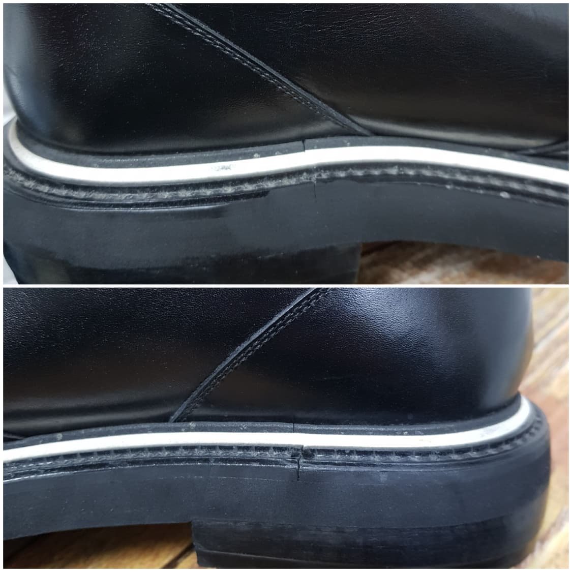 [41/정품] 09aw 디올옴므 레더 앵클부츠 블랙 상품이미지9