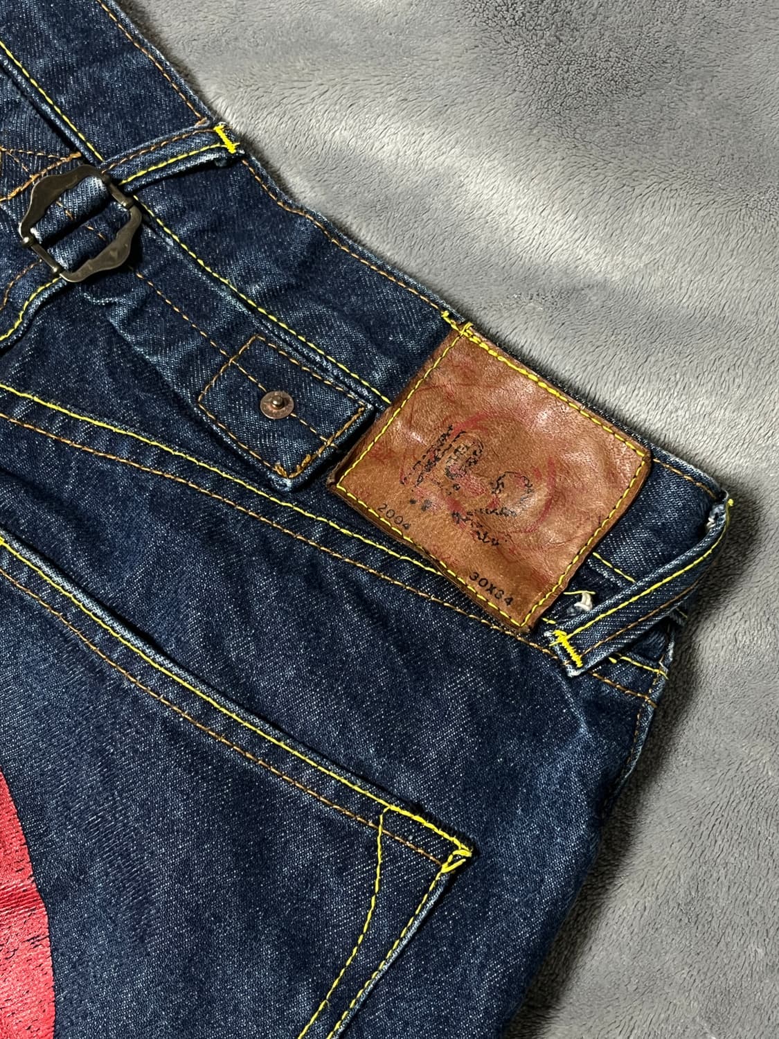 Evisu Japan No.2 Daicock 빅 프린팅 팬츠 상품이미지4