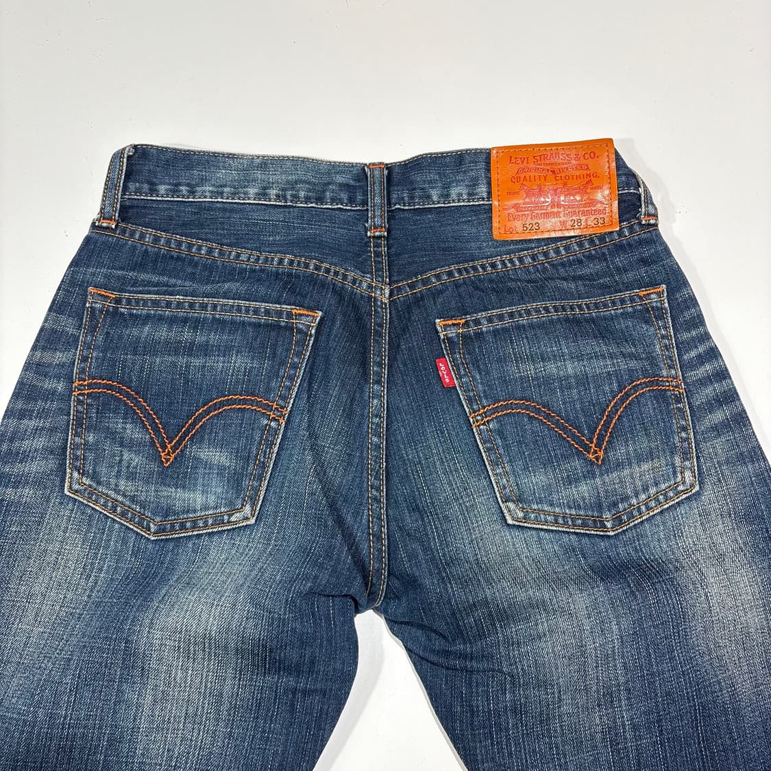 리바이스 523 진청 워싱 데님팬츠 상품이미지8