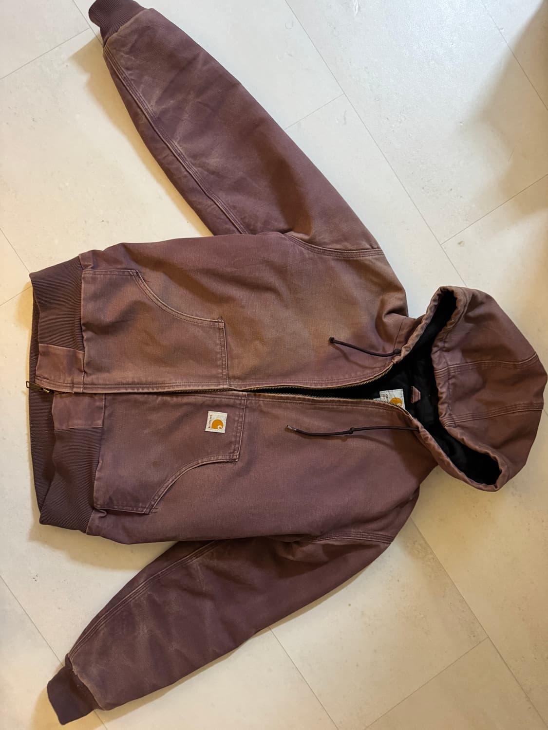 칼하트 액티브 j130 women 자주색 판매 상품이미지2