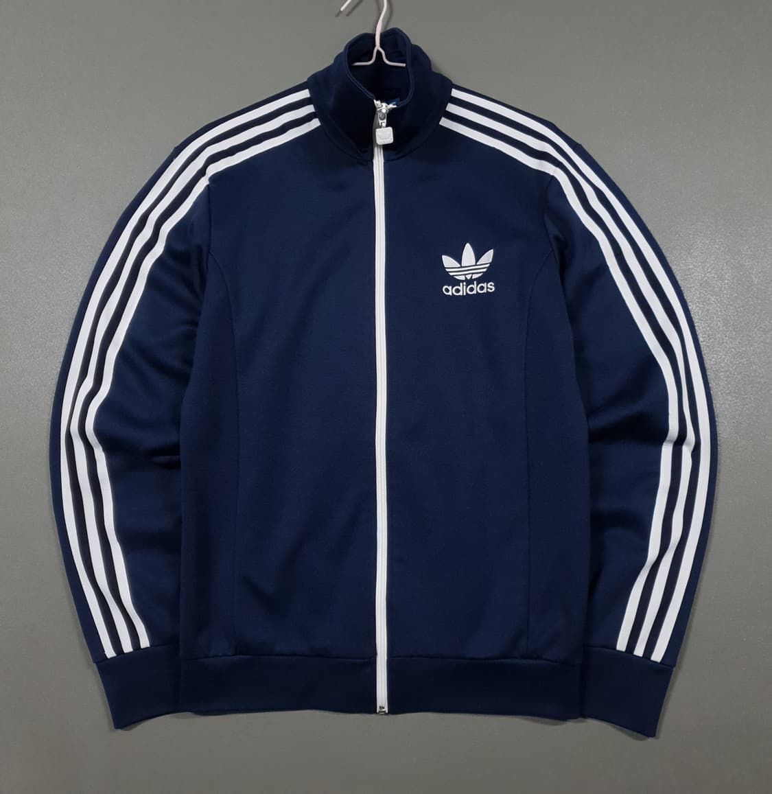 95 (M) 아디다스 유로파 파이어버드 트랙탑 져지 네이비 y2k 상품이미지1