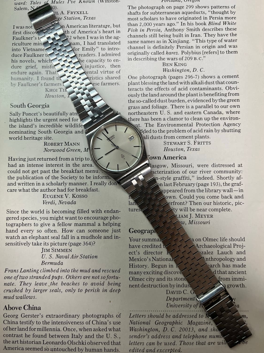 빈티지 세이코 엠블럼 쿼츠 드레스 워치 상품이미지3