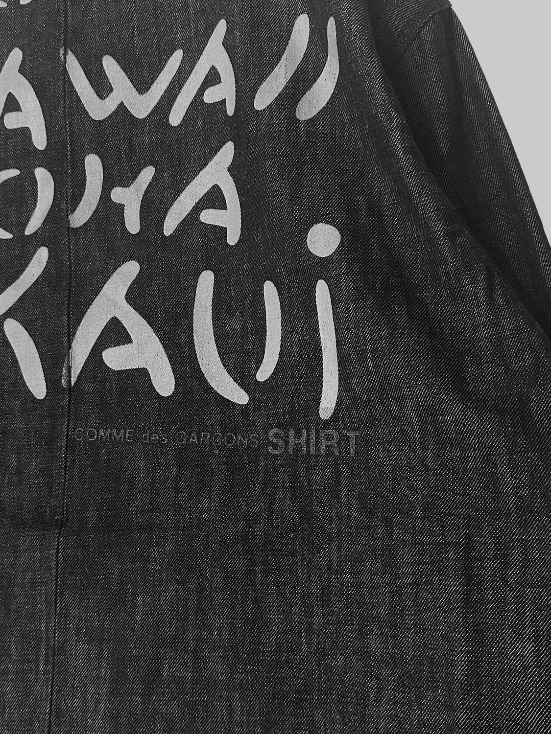 꼼데가르송 셔츠 집업 데님 자켓 상품이미지3