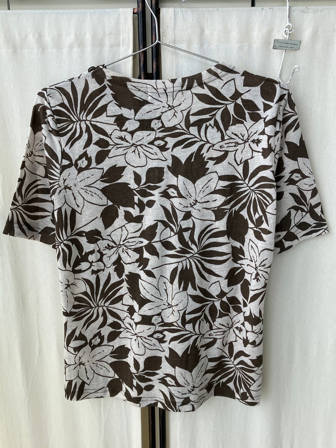 flower pattern lace oriental blouse 상품이미지5
