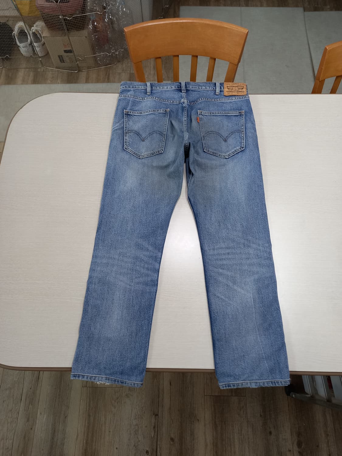 34 리바이스505C 오렌지탭 워싱 스판 슬림일자진 34-575 상품이미지2